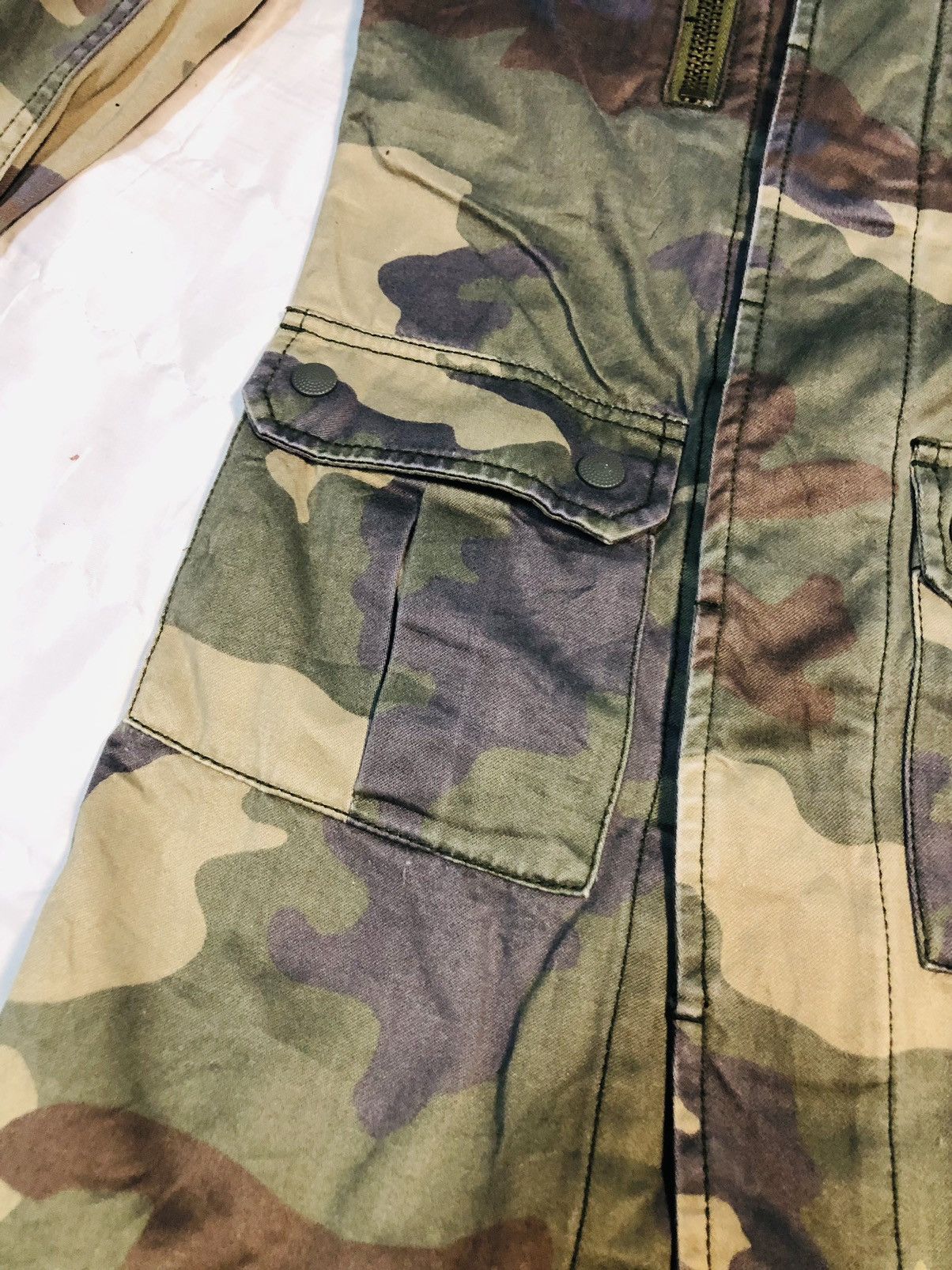 Japanese Brand Moussy Soldier Pattern Jacket (6) Size US M / EU 48-50 / 2 - 6 Thumbnail