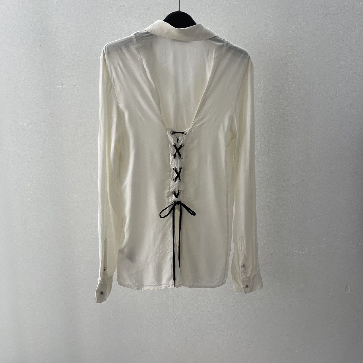 Diesel × Japanese Brand Diesel lace up blouse Size S / US 4 / IT 40 - 1 Thumbnail