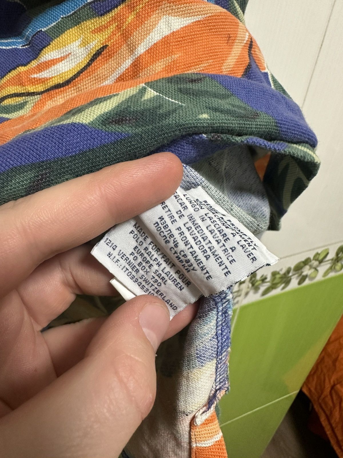 Polo Ralph Lauren Polo Ralph Lauren Birds Paradise Polo Men's Vintage Floral Size US XL / EU 56 / 4 - 7 Thumbnail