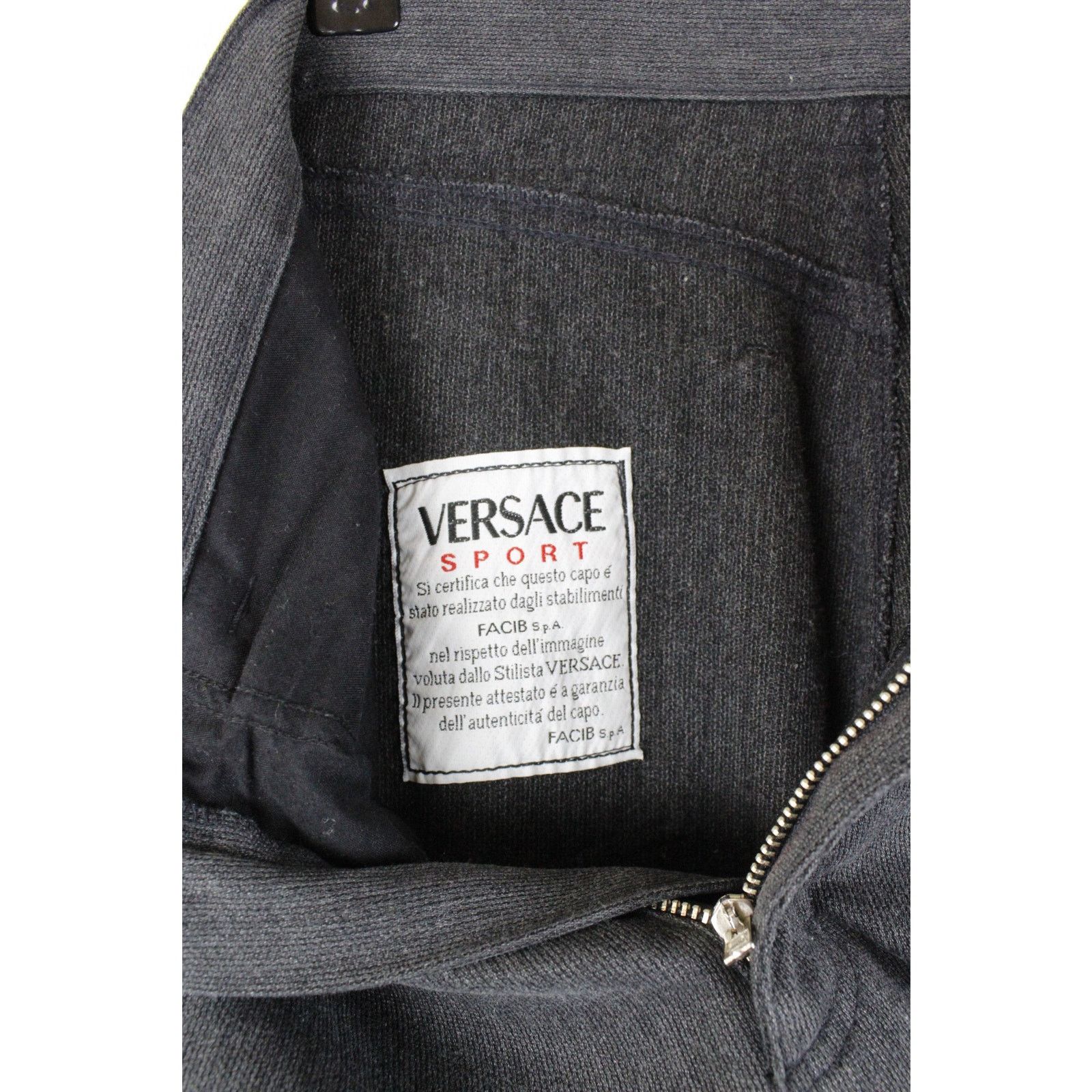 Versace × Versace Jeans Couture × Vintage Vintage Versace Sport Medusa Logo Melange Gray Pants Size 29" - 5 Thumbnail