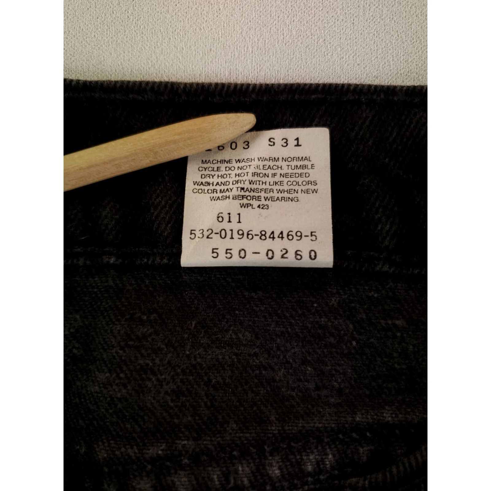 Levi's Levi's 550 Jeans Black VTG 90s Mens 34x32 33x32 Actual Straight Jeans Mens Black VTG 90s Levi's 550 Jeans Black 34x32 33x32 Actual Size US 34 / EU 50 - 2 Thumbnail