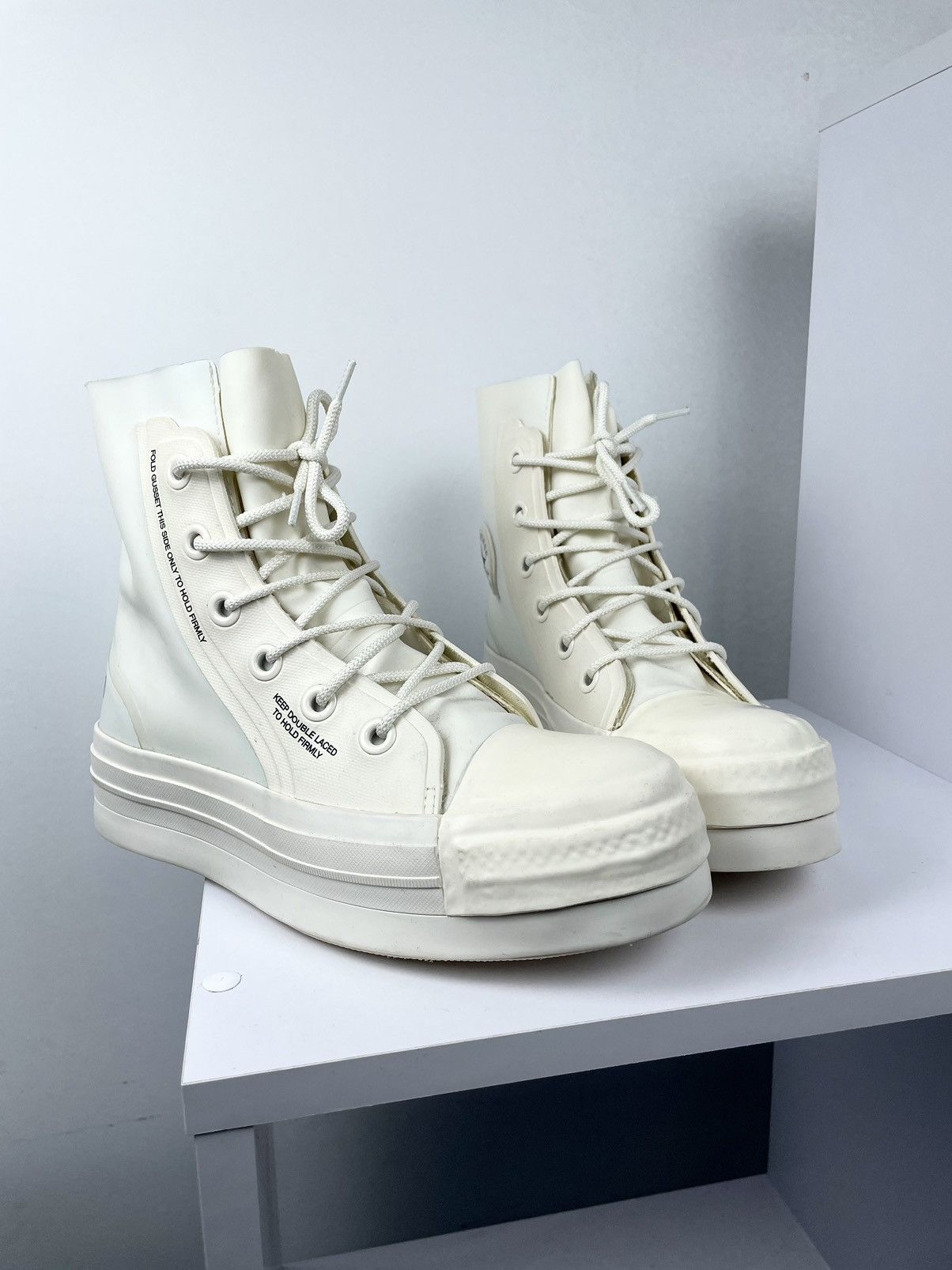 Ambush Design × Converse Converse x Ambush Chuck 70 Hi Bunny Boot Alyx White Shoes Size US 7 / EU 40 - 4 Thumbnail