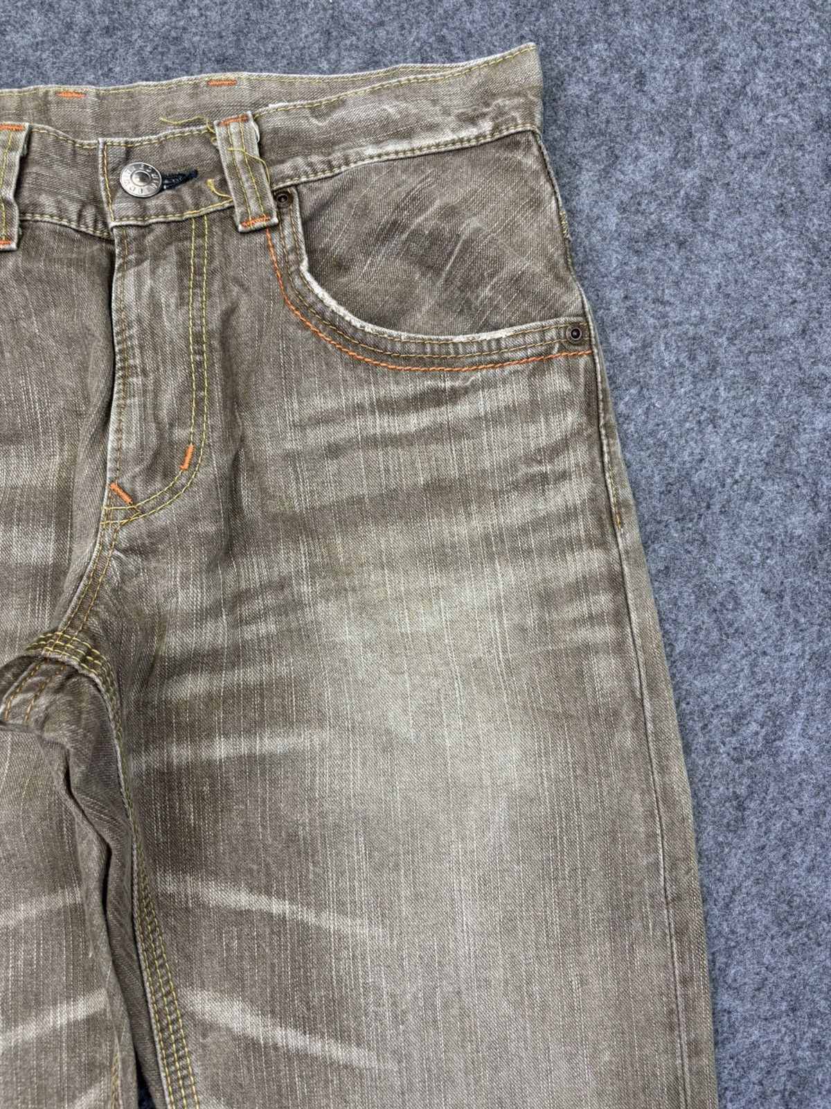 Edwin 90s Style💥Wide Edwin XVS Faded Brown Denim F762 Size US 32 / EU 48 - 6 Thumbnail