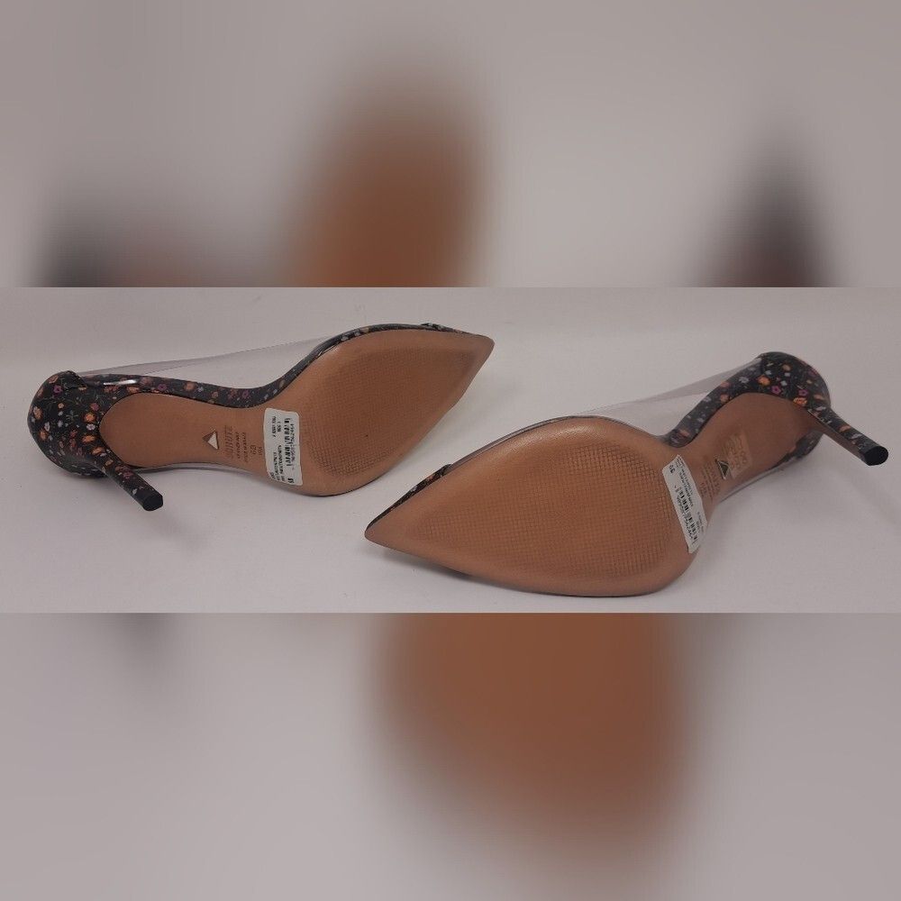 SCHUTZ NEW SCHUTZ Women's Transparent High Heels Floral Flowers Br Size US 6 / IT 36 - 9 Thumbnail
