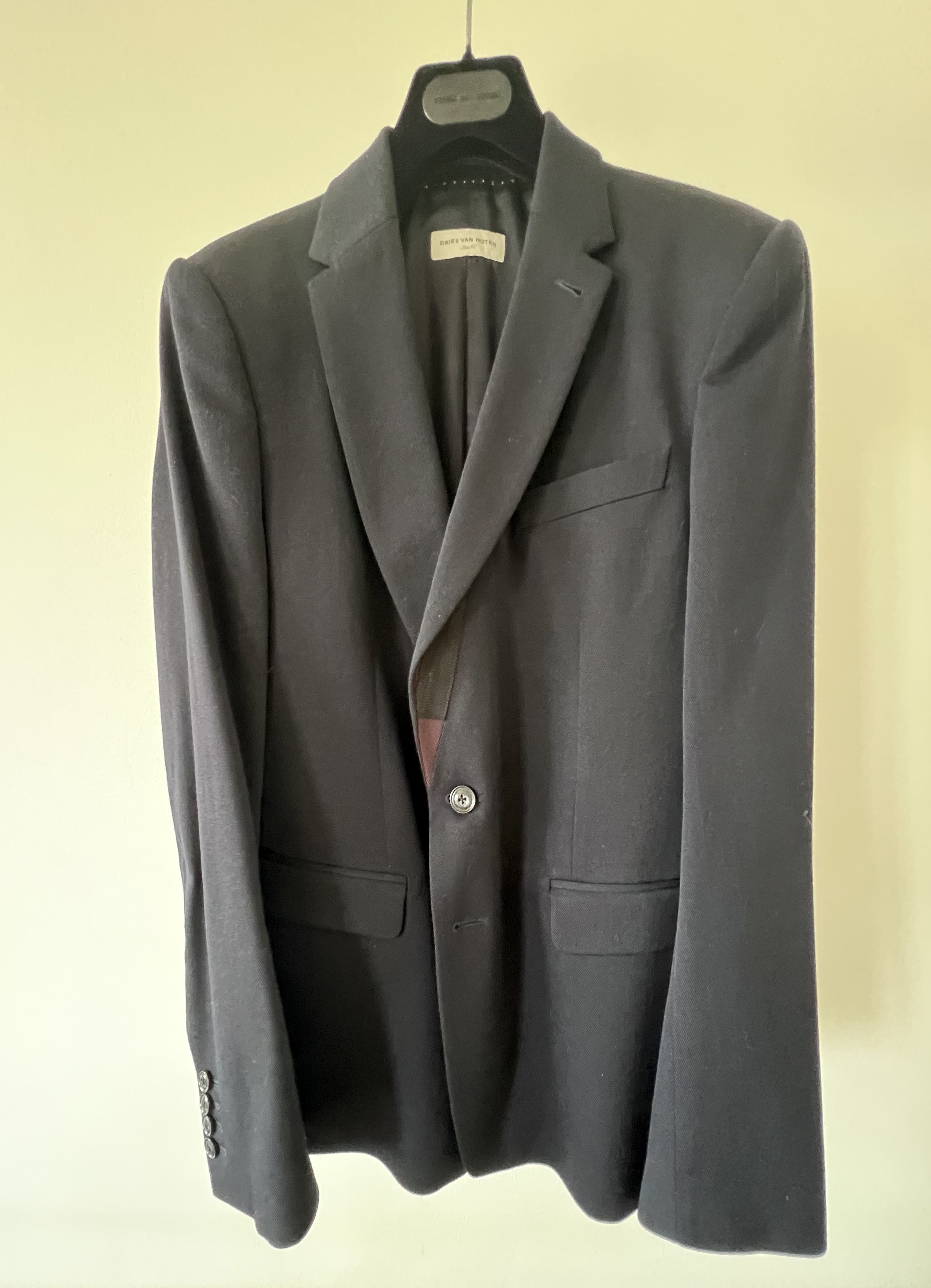 Dries Van Noten Dries van Noten blazer in dark navy (size 46) Size 36R - 1 Thumbnail