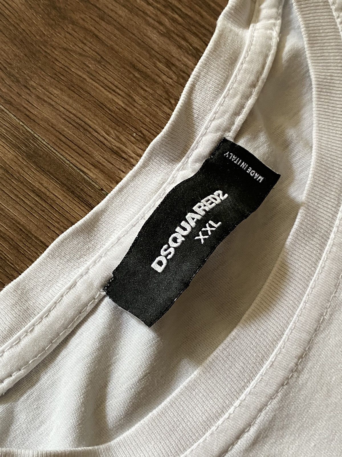 Dsquared2 Dsquared2 White T-Shirt Size US XXL / EU 58 / 5 - 9 Thumbnail