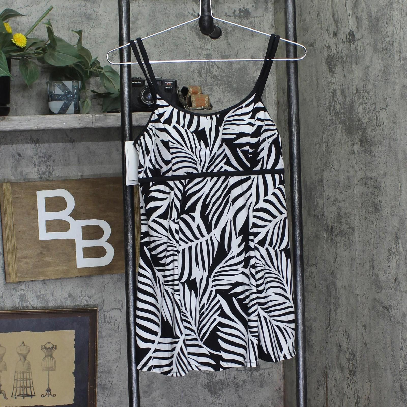 Other Swim Solutions Swim One Piece Leafing Matter Black White 12 Size ONE SIZE - 1 Thumbnail