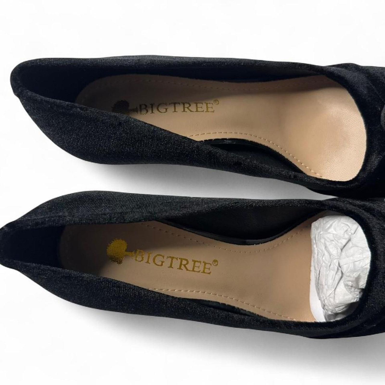 Other Big Tree Black Velour Heels Bow Detail Never Worm size 7(37) Size US 7 / IT 37 - 7 Thumbnail