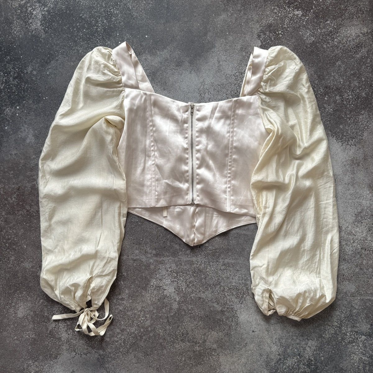Hysteric Glamour Renaissance Style Vintage Y2K Romantic Fairy Corset Blouse Size M / US 6-8 / IT 42-44 - 5 Thumbnail