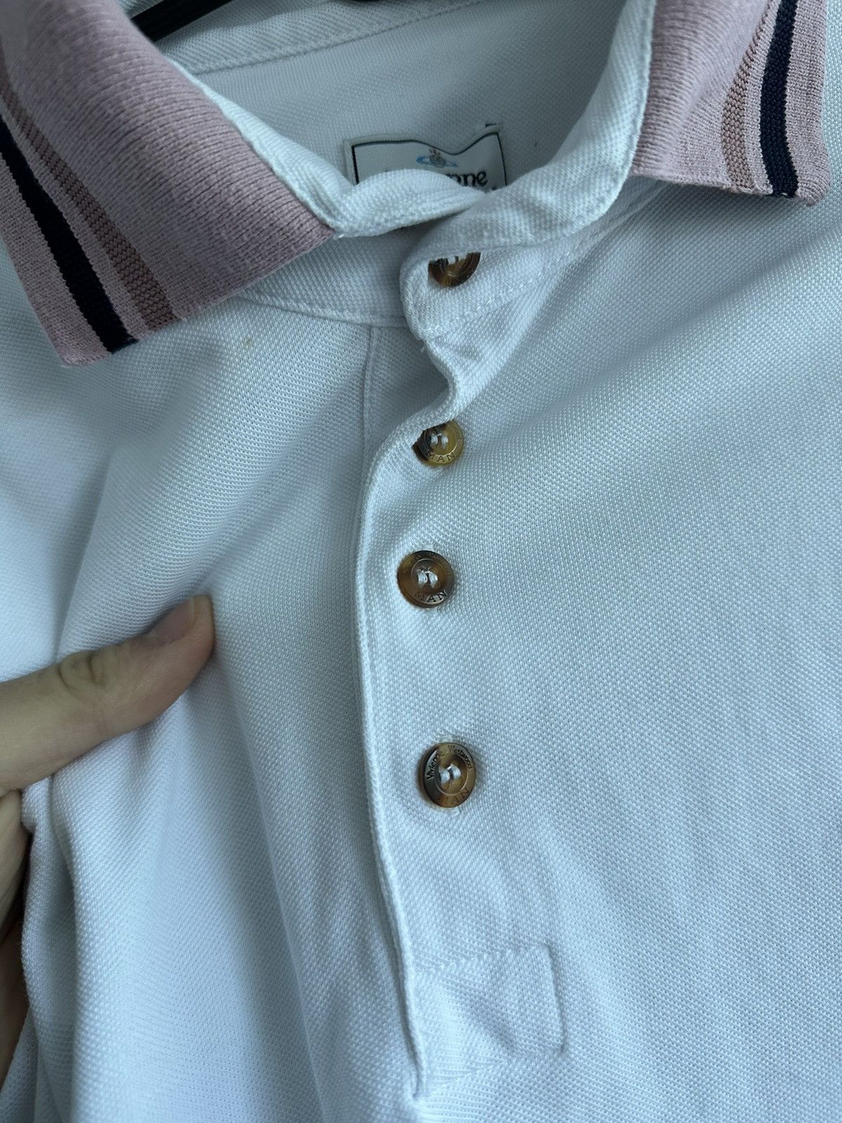 Vivienne Westwood 🔥VIVIENNE WESTWOOD POLO ORB LOGO T-SHIRT🔥 Size US L / EU 52-54 / 3 - 7 Thumbnail