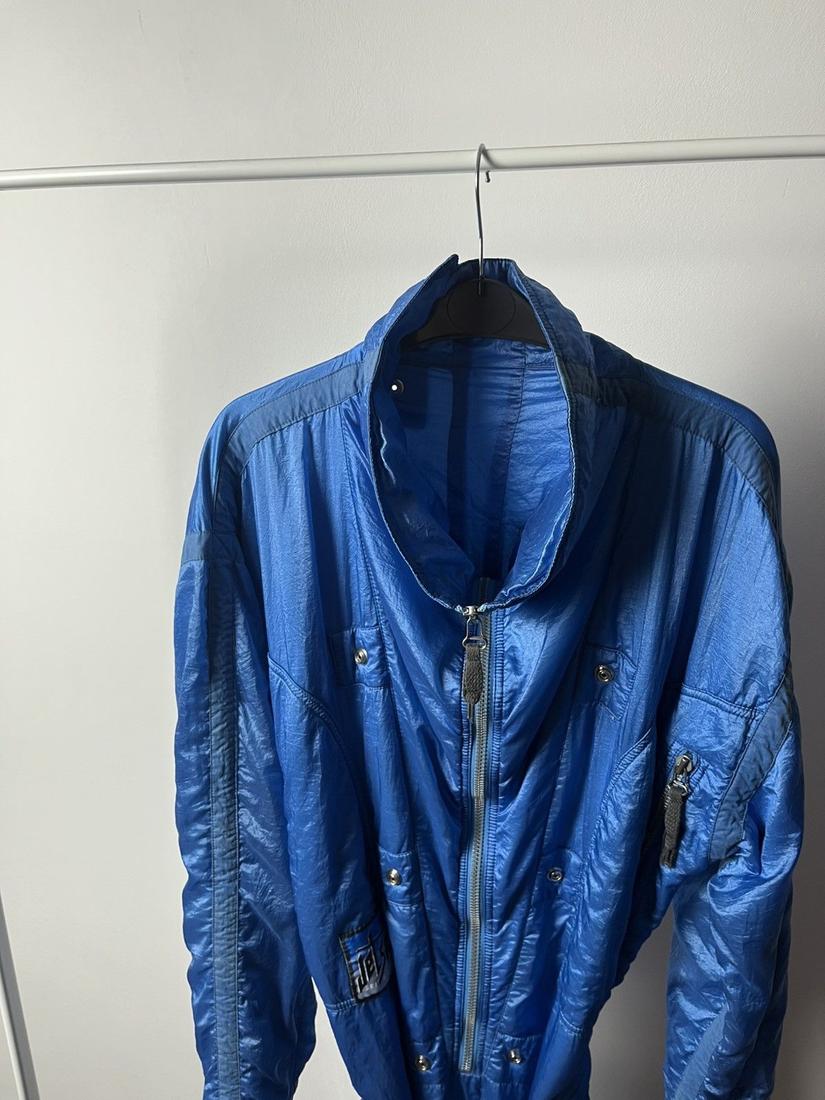 JET SET × Vintage Vintage Jet Set Ski Wear Blue Snowsuit Retro One-Piece Suit Size US M / EU 48-50 / 2 - 6 Thumbnail