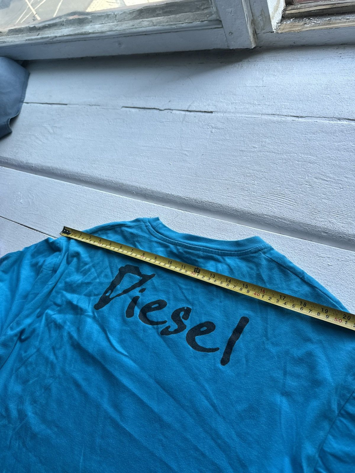 Diesel DOUBLE LOGO🚨DIESEL punk tee shirt AVANT GARDE faded Size US XXL / EU 58 / 5 - 10 Thumbnail