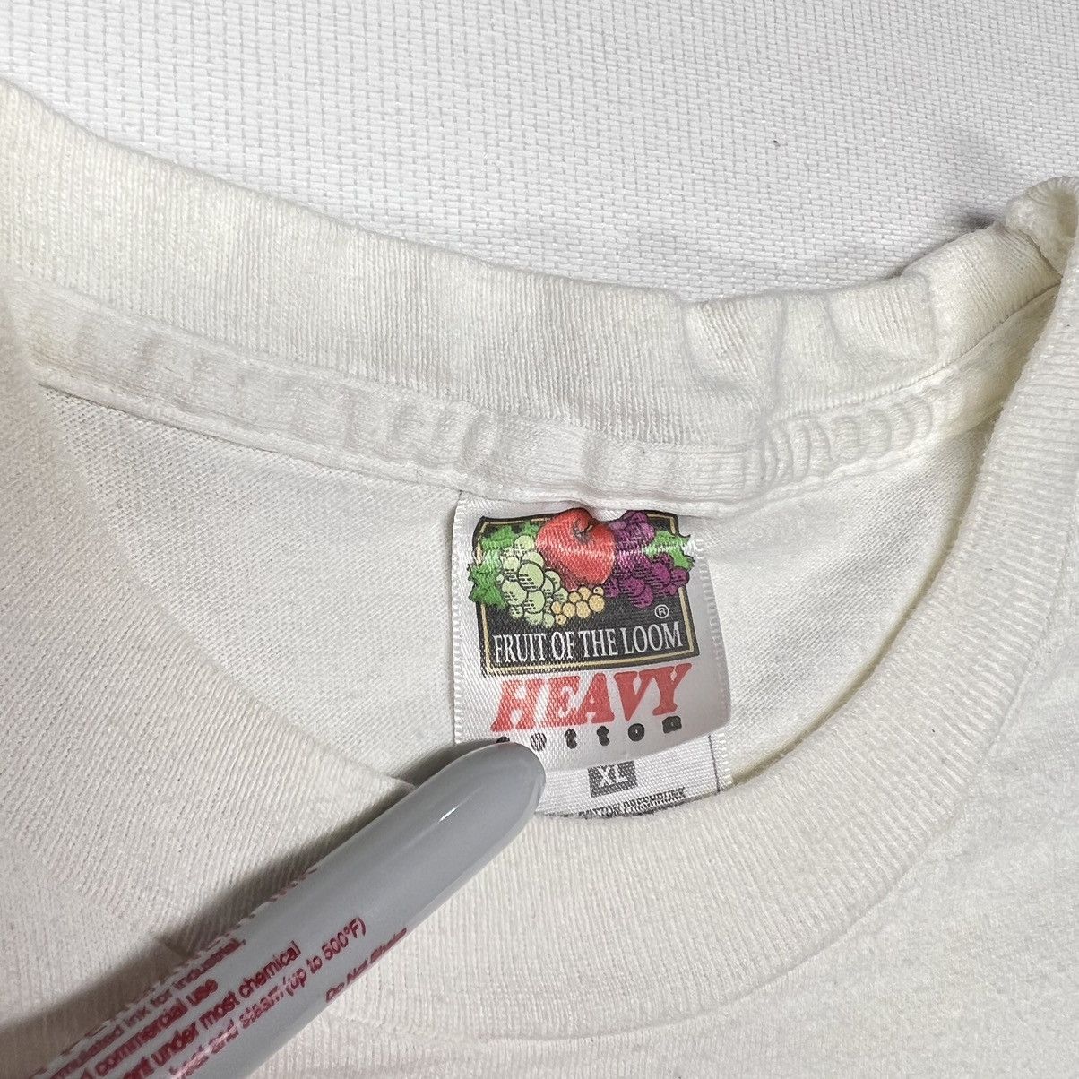Fruit Of The Loom × Vintage VTG Gerber Baby Tee Shirt White Promo Face Graphic Heavy Size US XL / EU 56 / 4 - 6 Thumbnail