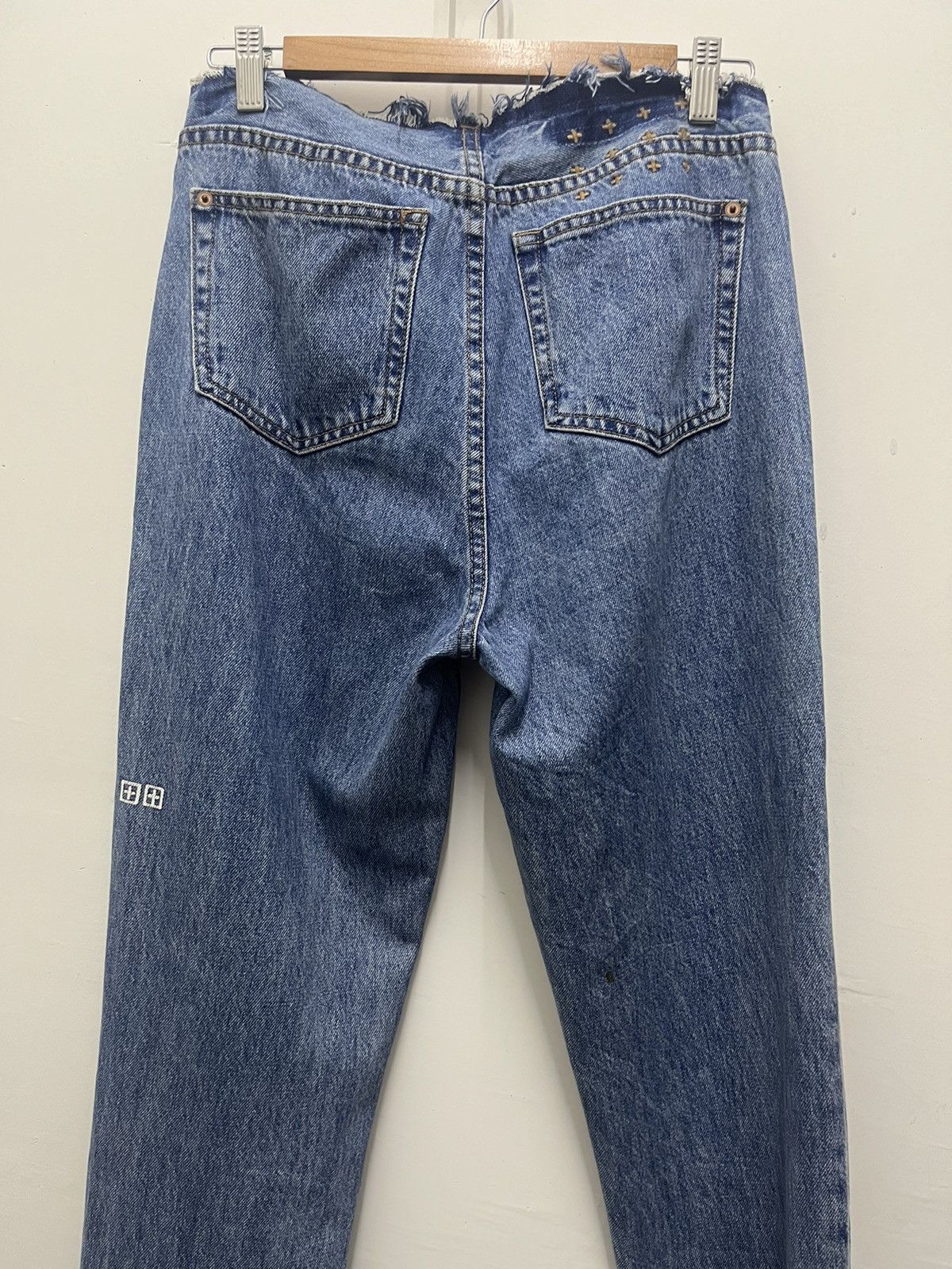 Ksubi Ksubi Straight N Narrow Ripped City Denim Women Pants W30 Size 30" / US 8 / IT 44 - 6 Thumbnail