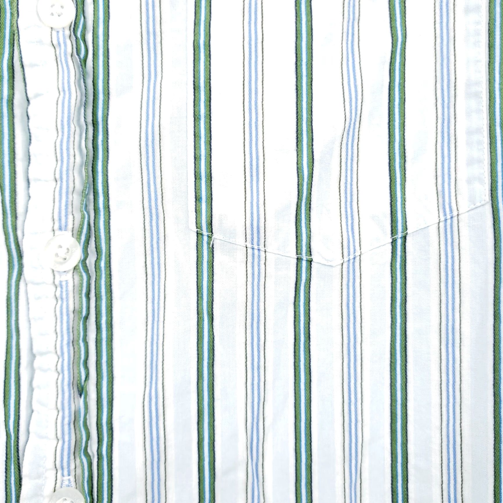 Vintage Kirra Shirt Mens M Medium Button-Up White Striped Long Sleeves Size US M / EU 48-50 / 2 - 6 Thumbnail