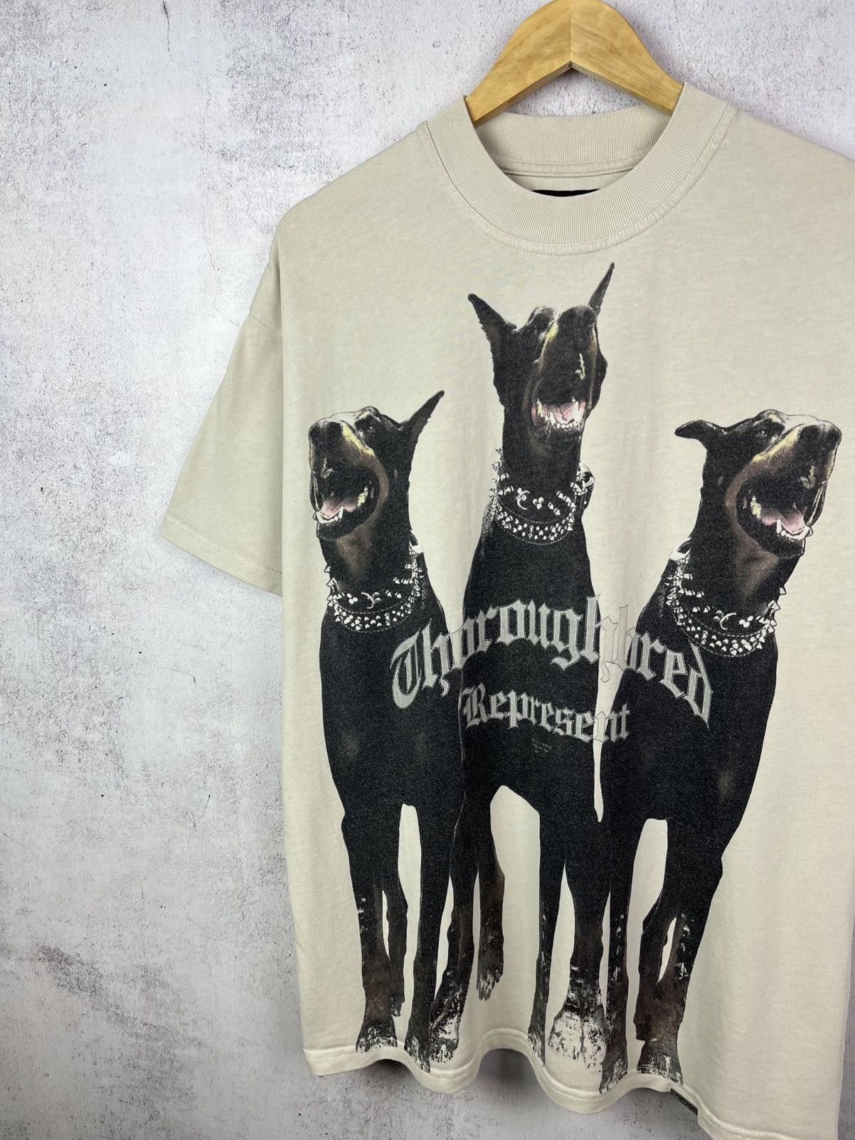 Represent Clo. Represent Y2K Thoroughbred Doberman Dogs Oversized T-Shirt Size US M / EU 48-50 / 2 - 1 Thumbnail