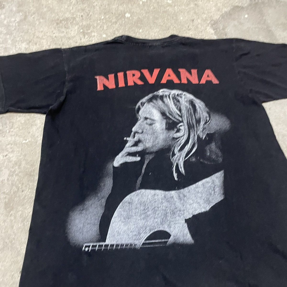 Band Tees Vintage 90s Nirvana Kurt Cobain t-shirt Size US S / EU 44-46 / 1 - 4 Thumbnail
