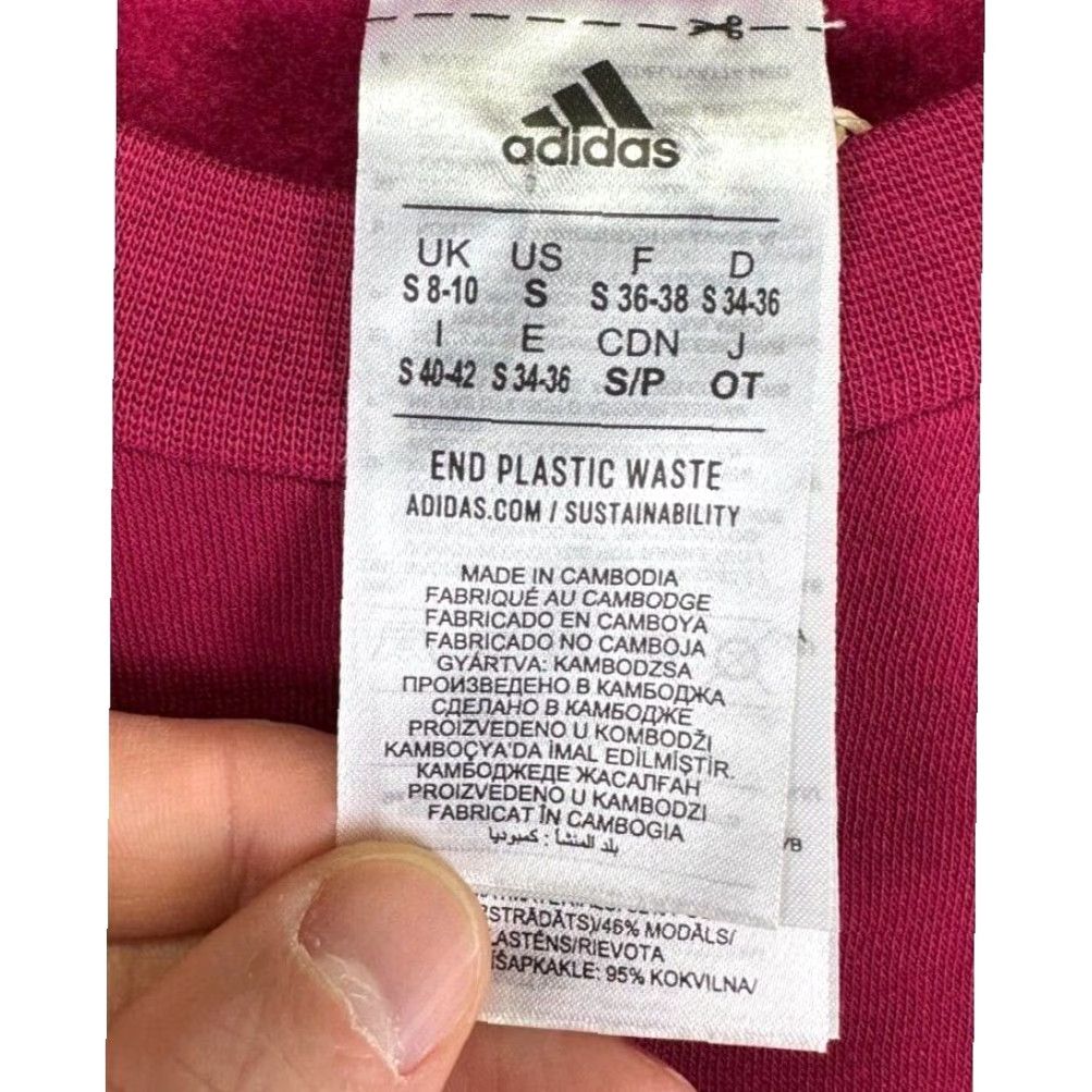 Adidas Adidas Zoe Saldana Sweatshirt Mens Small Dark Pink Crewneck Pullover New with Tags Size US S / EU 44-46 / 1 - 5 Thumbnail