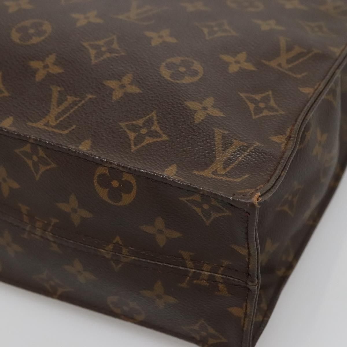 Louis Vuitton LOUIS VUITTON Monogram Sac Plat Hand Bag M51140 Size ONE SIZE - 9 Thumbnail