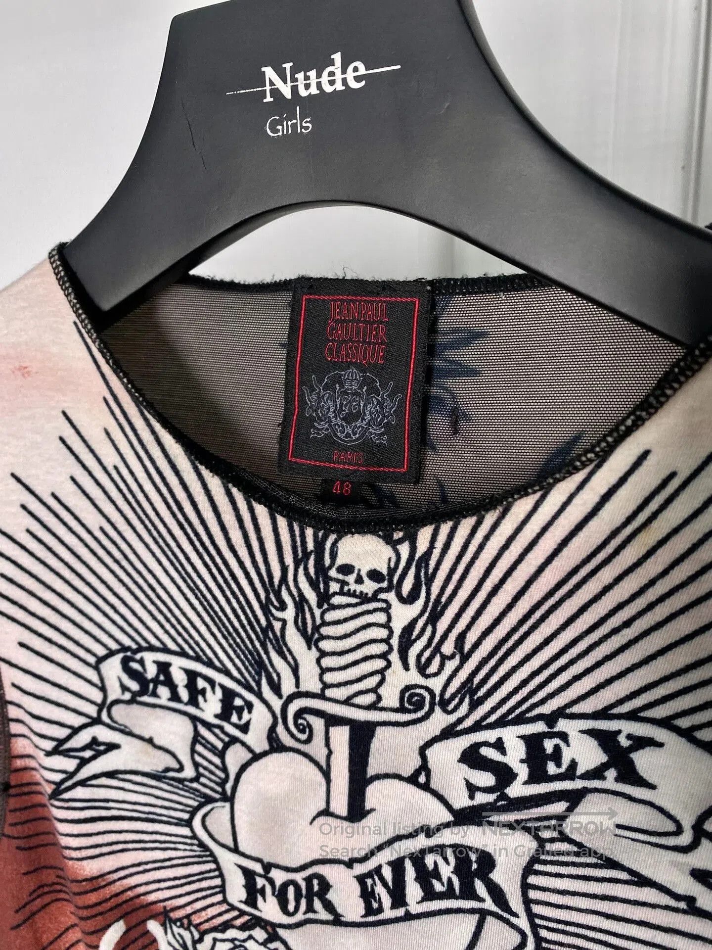 Jean Paul Gaultier Jean Paul Gaultier Dragon Print Top. Size L / US 10 / IT 46 - 3 Thumbnail