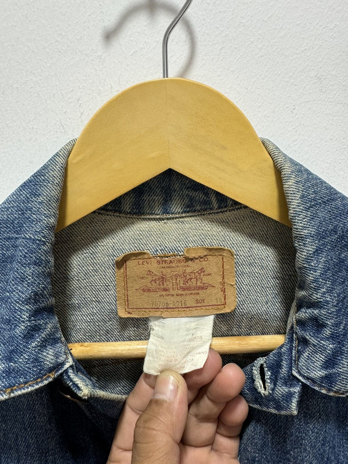 Levi's × Levi's Made & Crafted × Levi's Vintage Clothing VINTAGE LEVIS 70706-0216 TRUCKER DENIM JACKET Size XS / US 0-2 / IT 36-38 - 12 Thumbnail
