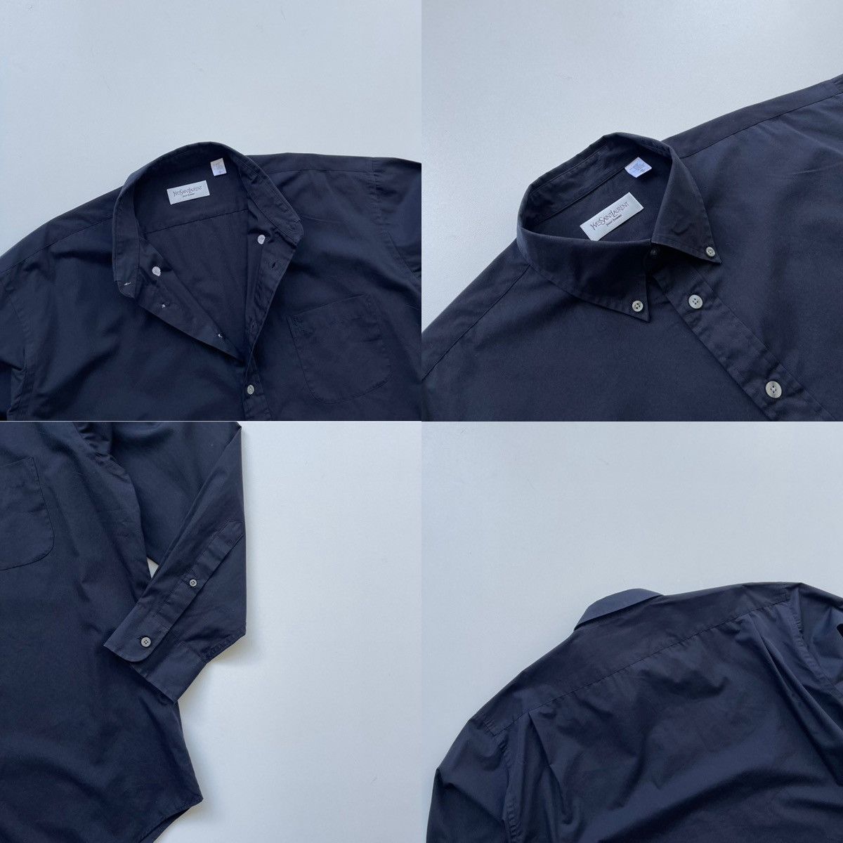 Vintage × Yves Saint Laurent Yves Saint Laurent Pour Homme Vintage 90’s Long Sleeve Shirt Size US L / EU 52-54 / 3 - 5 Thumbnail