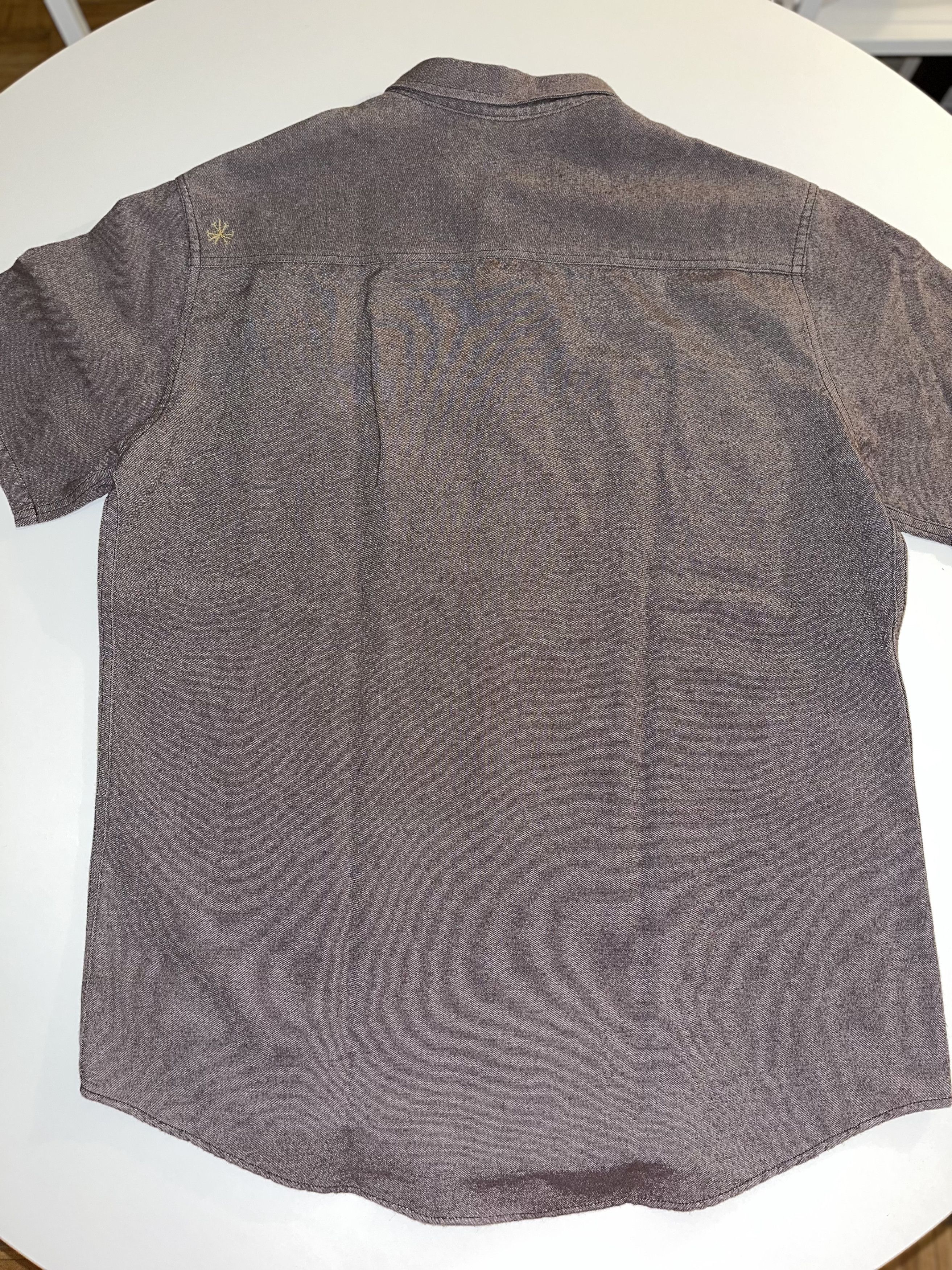 Other Vintage Workwear Greige/Brown Short-Sleeve Shirt Size US L / EU 52-54 / 3 - 2 Thumbnail