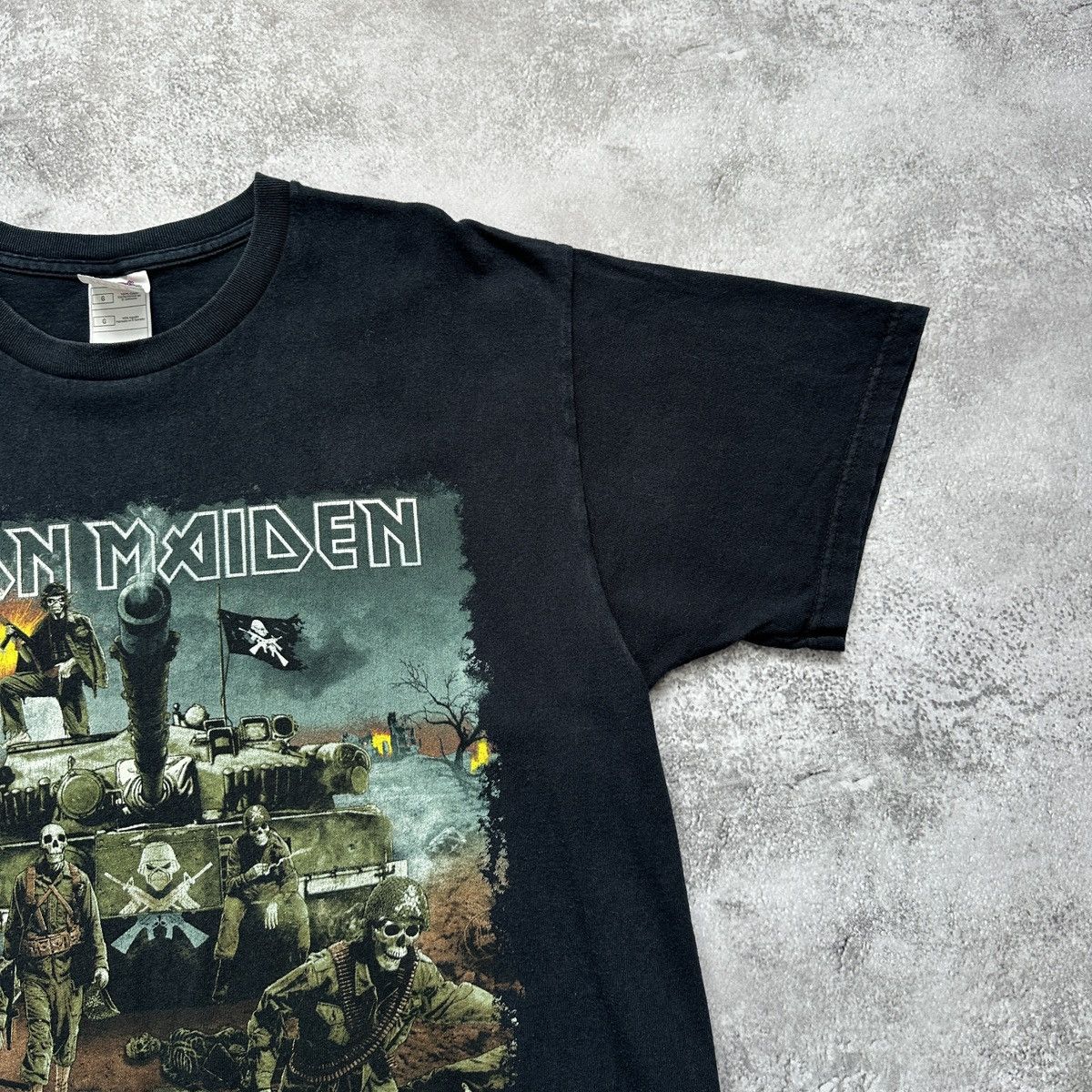 Iron Maiden Iron Maiden Vintage T-Shirt A Matter of Life and Death 2006 Size US L / EU 52-54 / 3 - 3 Thumbnail