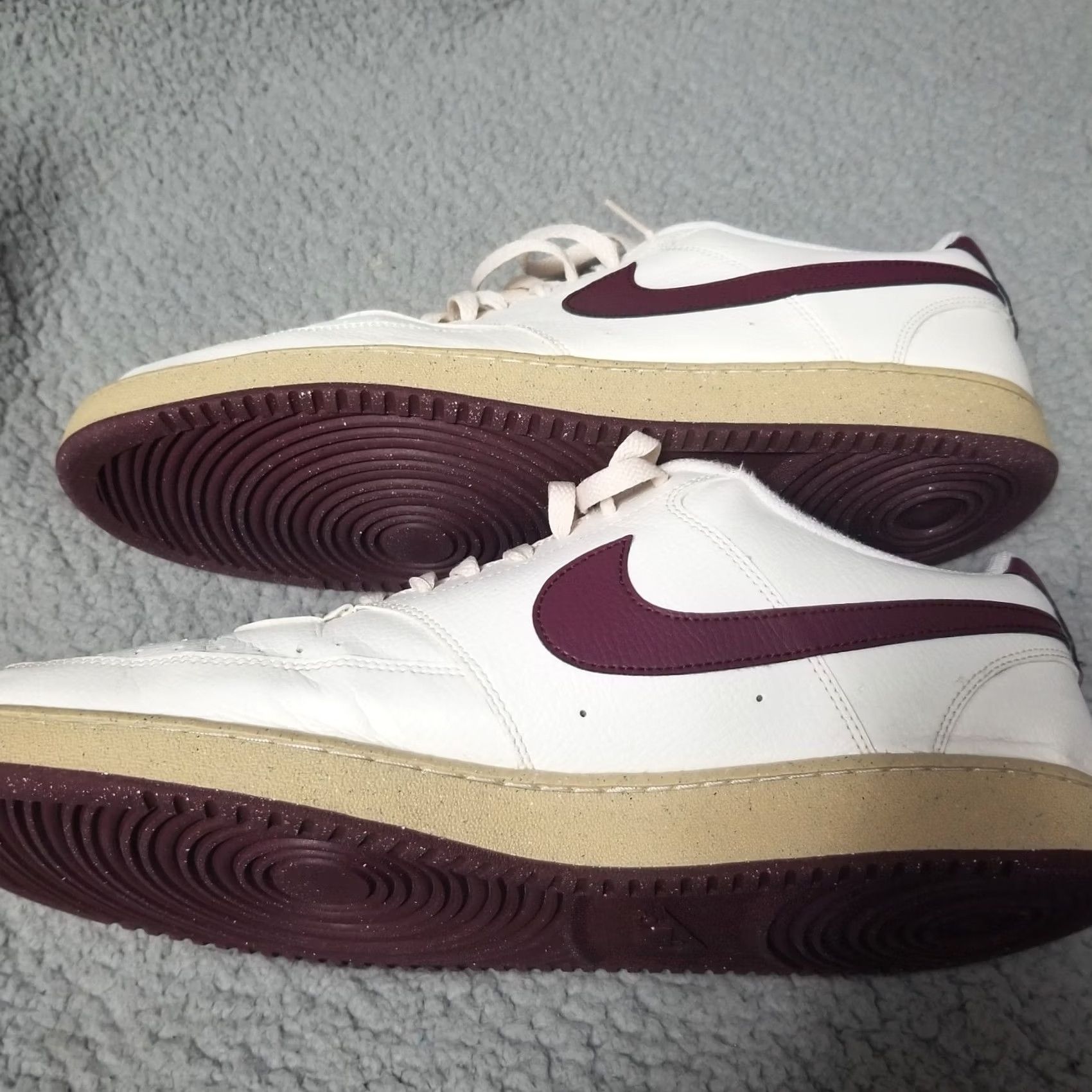 Nike Nike Court Vision Low NN Next Nature Sail-Dark Beetroot-White Size 15 FB8942-133 Mens Shoes Size US 15 / EU 48 - 3 Thumbnail