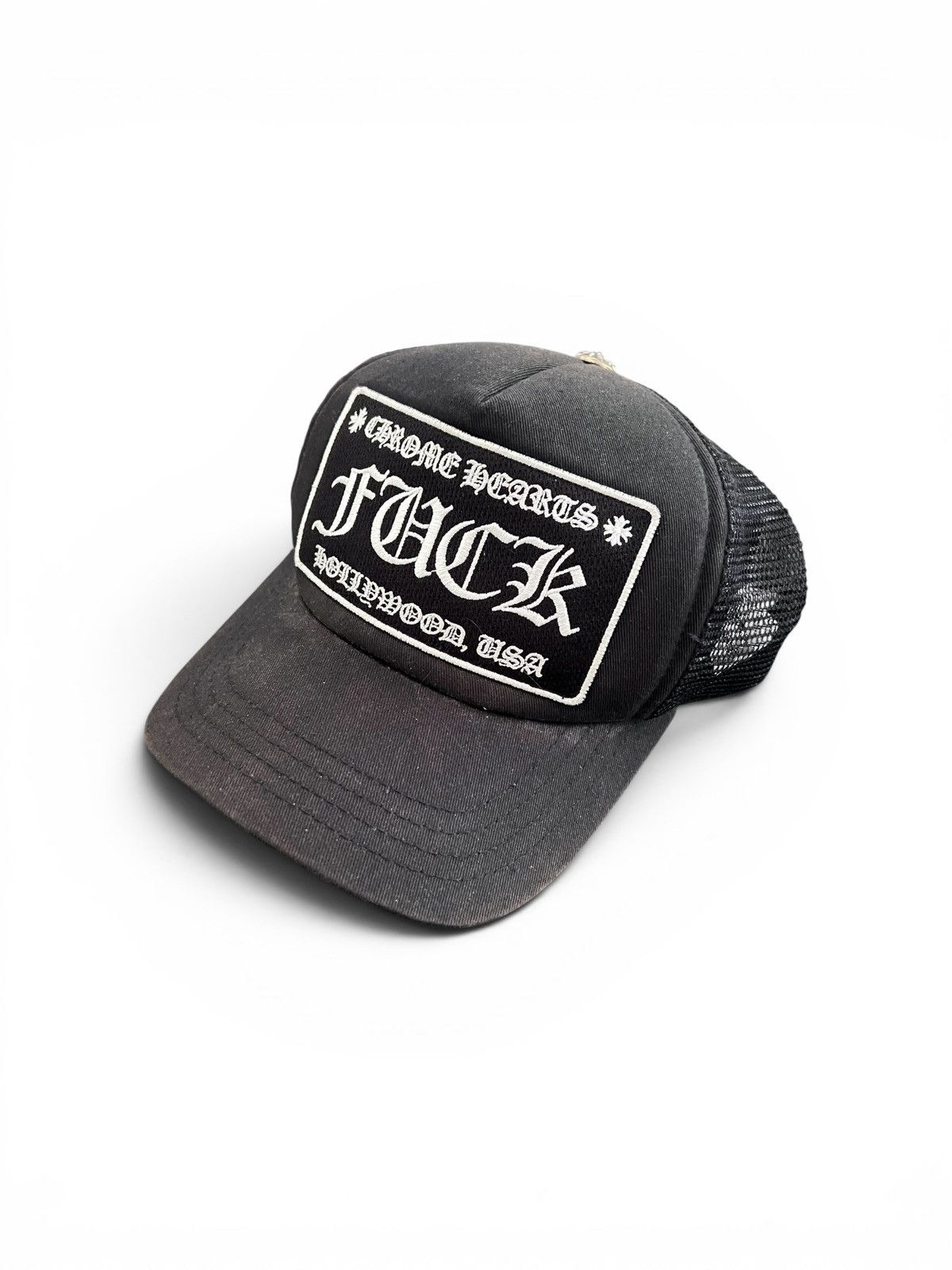 Chrome Hearts FUCK Hollywood Trucker Cap