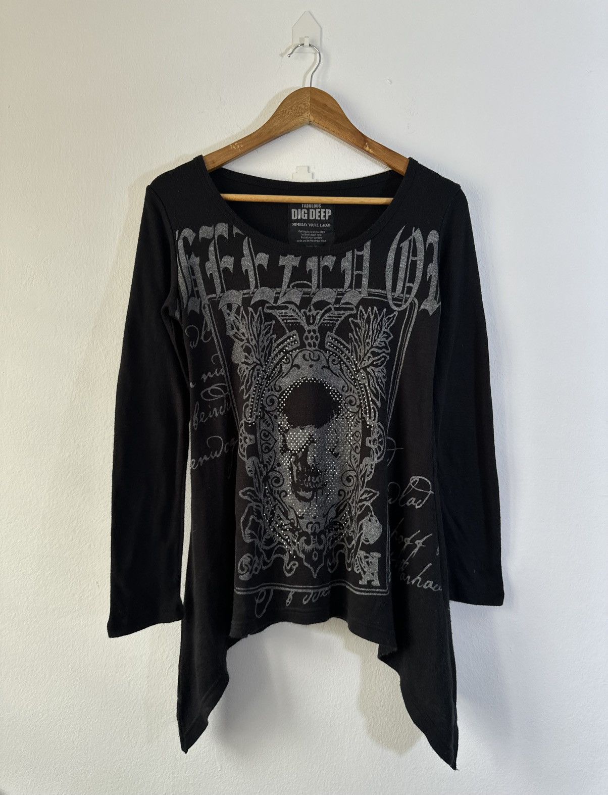 14th Addiction Affliction Skull Long Sleeve Size M / US 6-8 / IT 42-44 - 1 Thumbnail