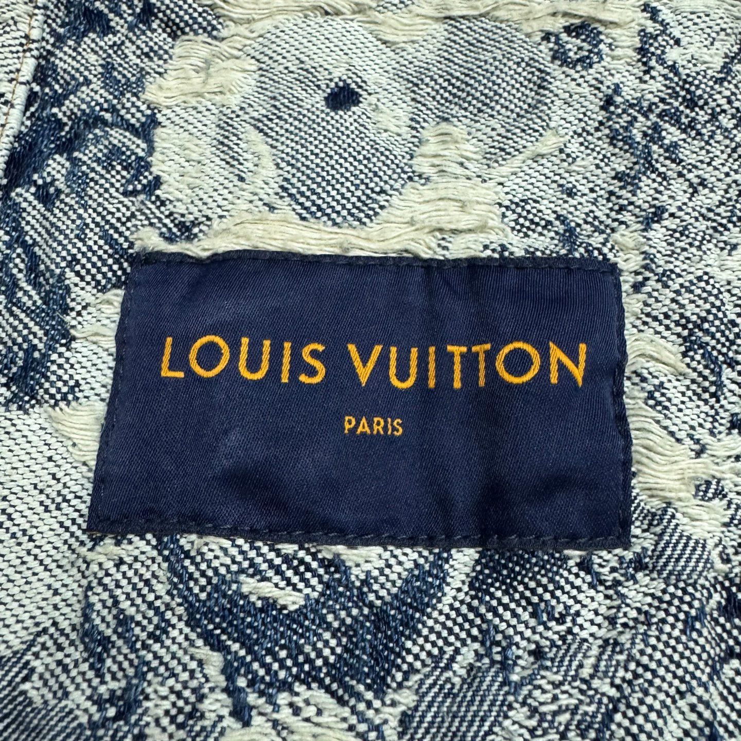 Louis Vuitton Louis Vuitton Floral Distressed Denim Jacket 52 Size US L / EU 52-54 / 3 - 2 Thumbnail