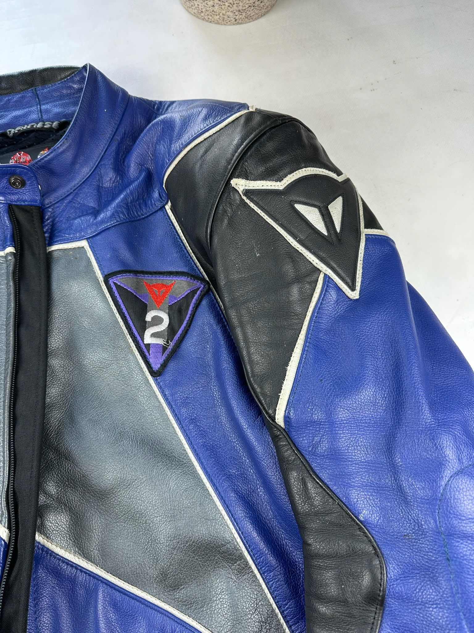 Dainese Vintage Dainese leather jacket moto biker punk tribal 90s Size US XL / EU 56 / 4 - 9 Thumbnail
