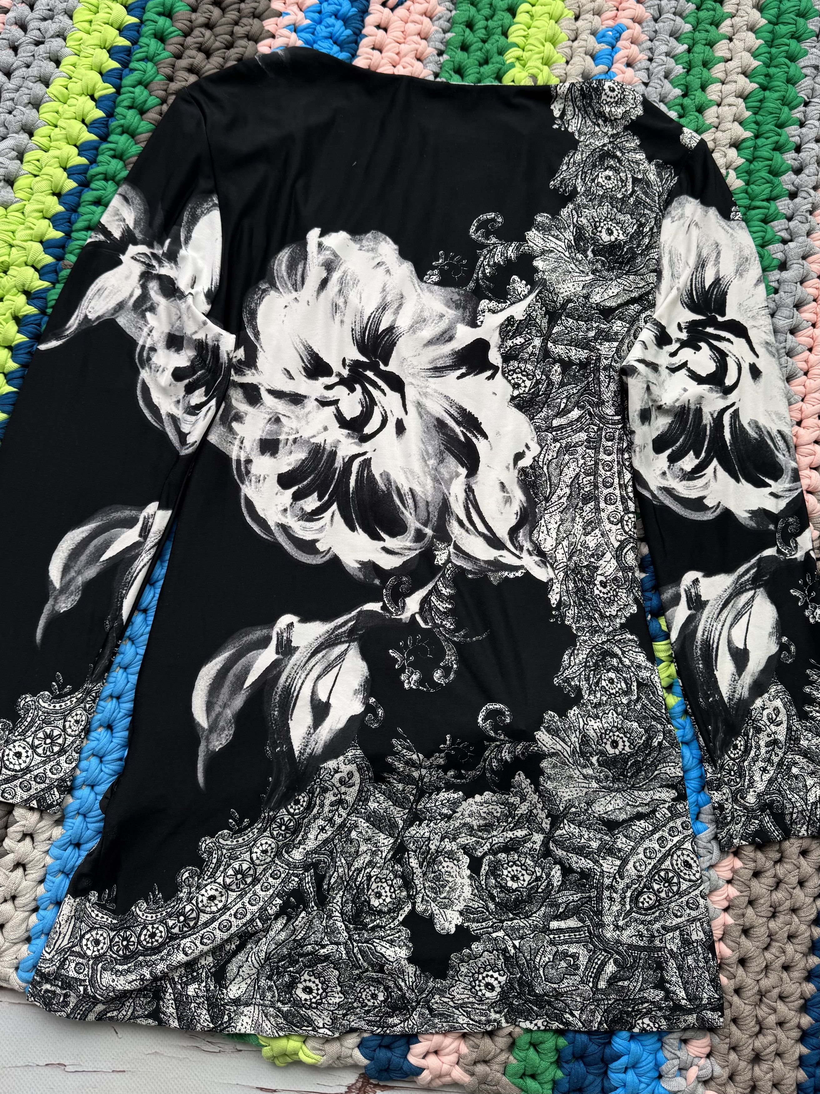 Roberto Cavalli Roberto Cavalli Vintage Long Sleeve (V303)(D10) Size L / US 10 / IT 46 - 6 Thumbnail