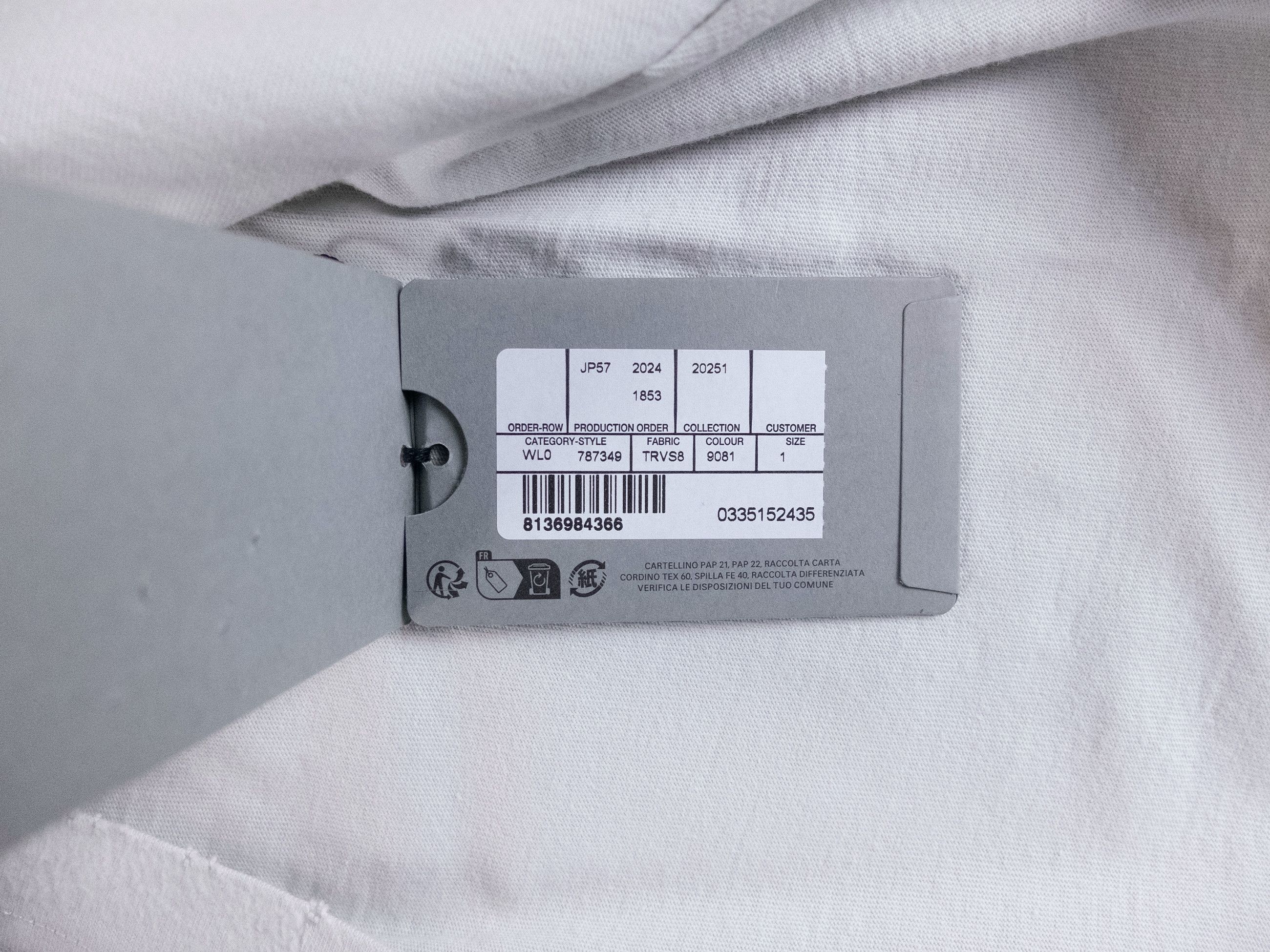 Balenciaga BALENCIAGA 3B Liquified white oversize t-shirt Size 1 q Size US S / EU 44-46 / 1 - 9 Thumbnail
