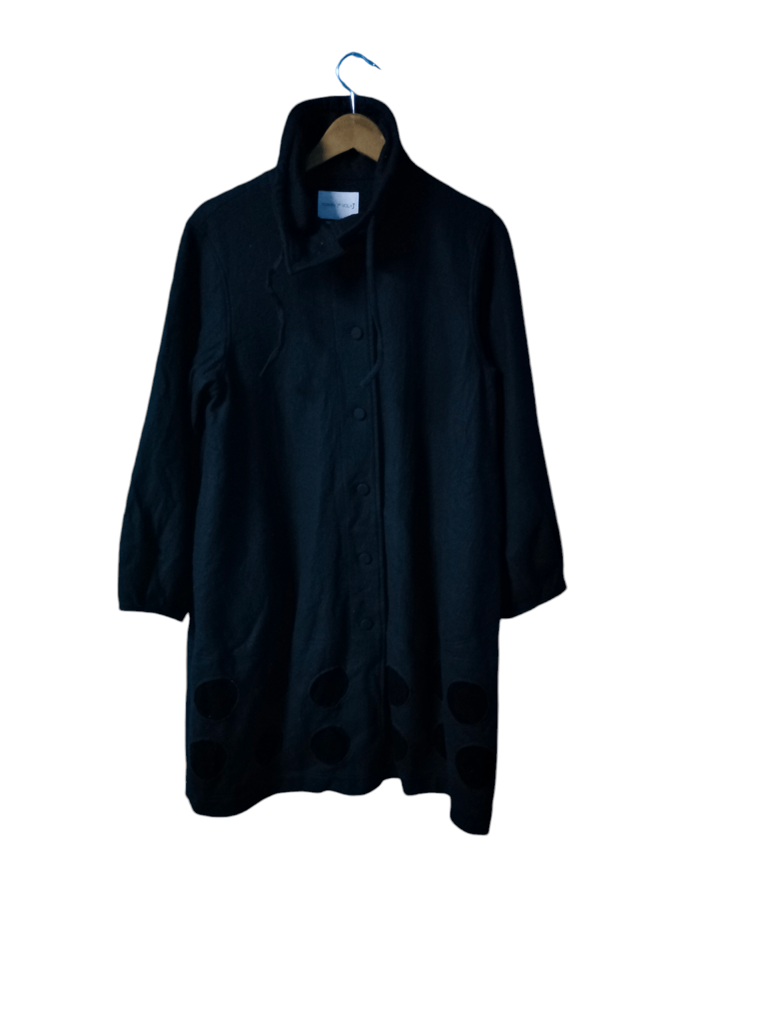 Japanese Brand TOKUKO 1er vol J wool Long jacket coat made in japan Size US L / EU 52-54 / 3 - 1 Thumbnail