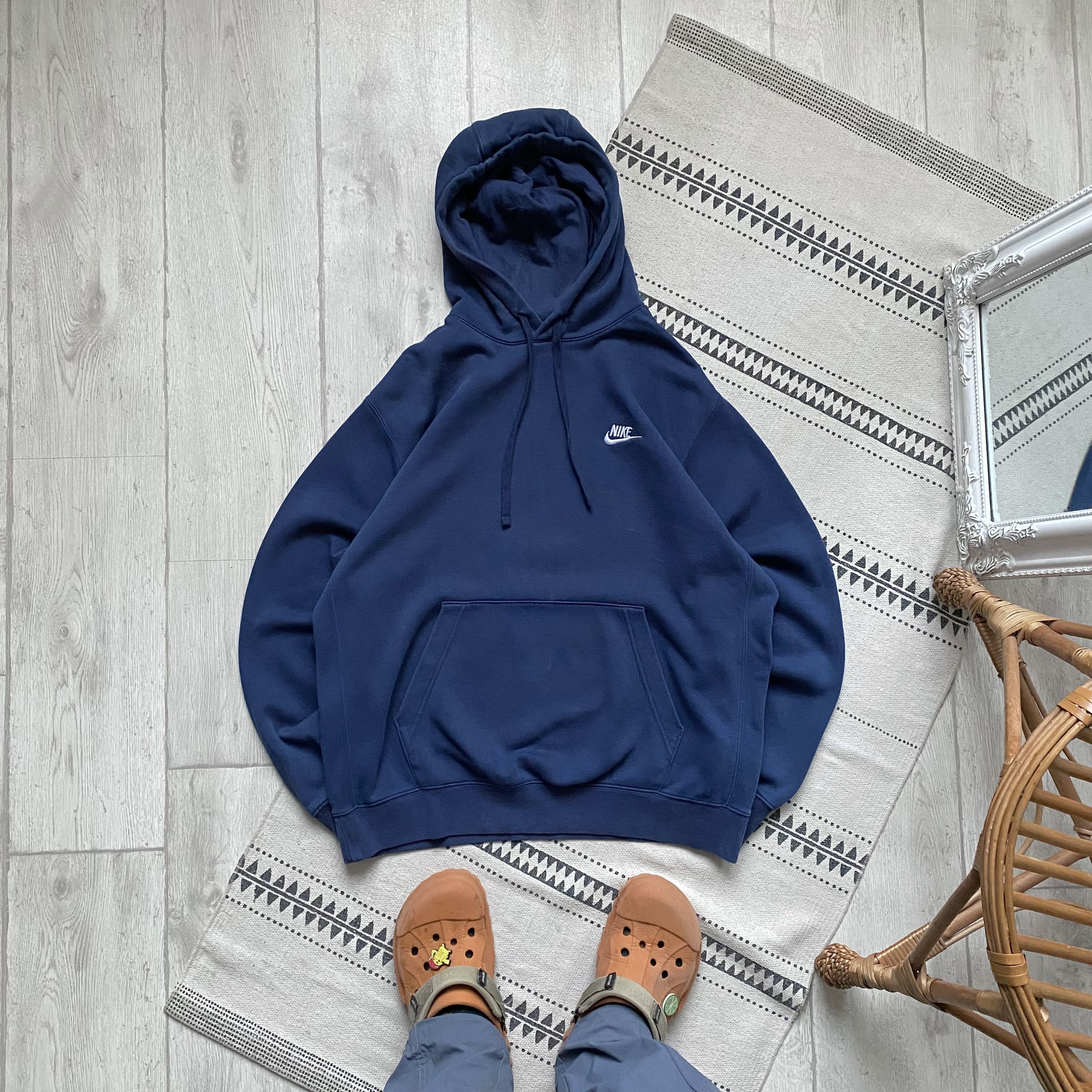 Nike Nike boxy hoodie Y2K Spell out Drill mini logo Swoosh Size US M / EU 48-50 / 2 - 1 Thumbnail