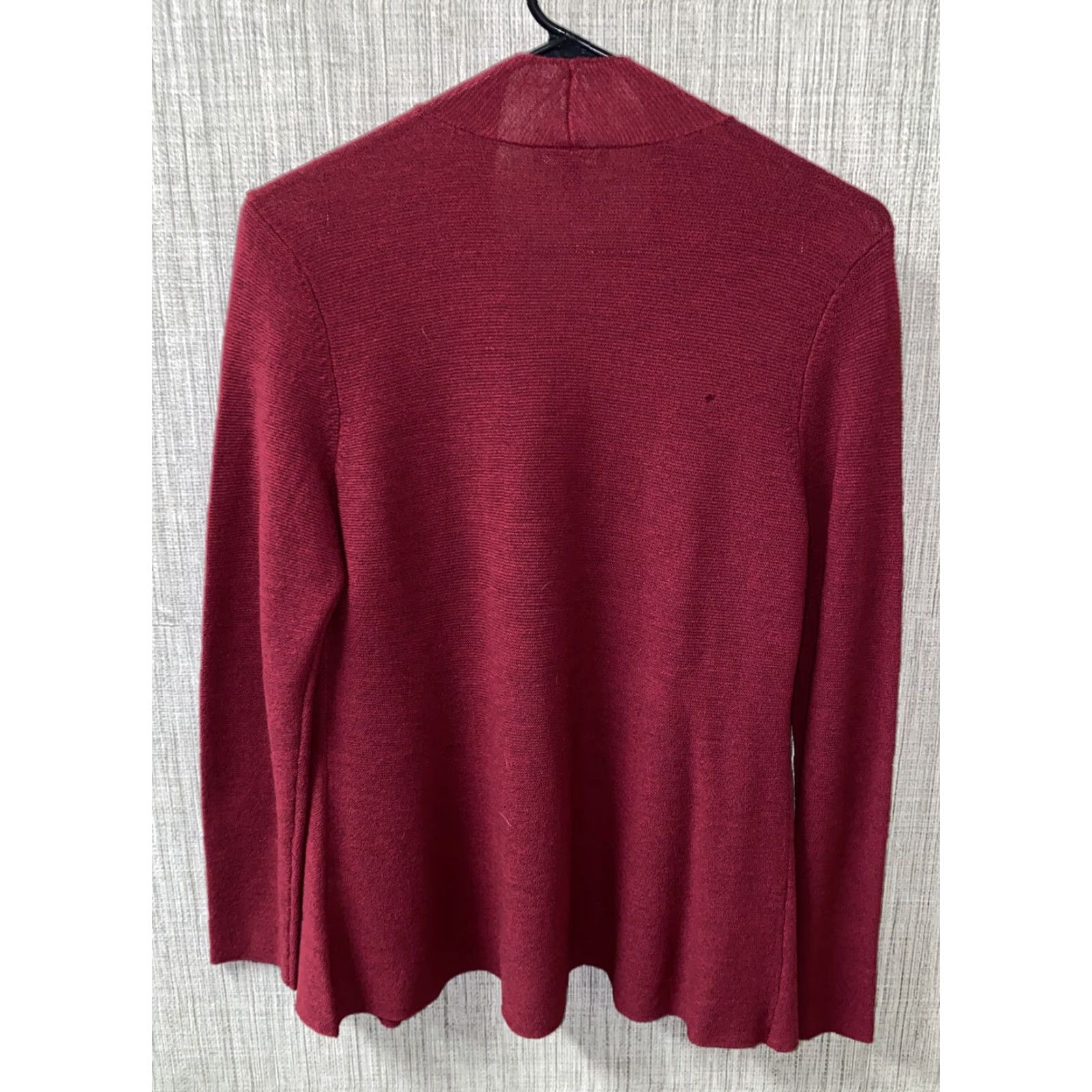 Eileen Fisher Eileen Fisher Women's Sweater Size Small Red Wool Solid Long Sleeve Regular Department Size S / US 4 / IT 40 - 4 Thumbnail