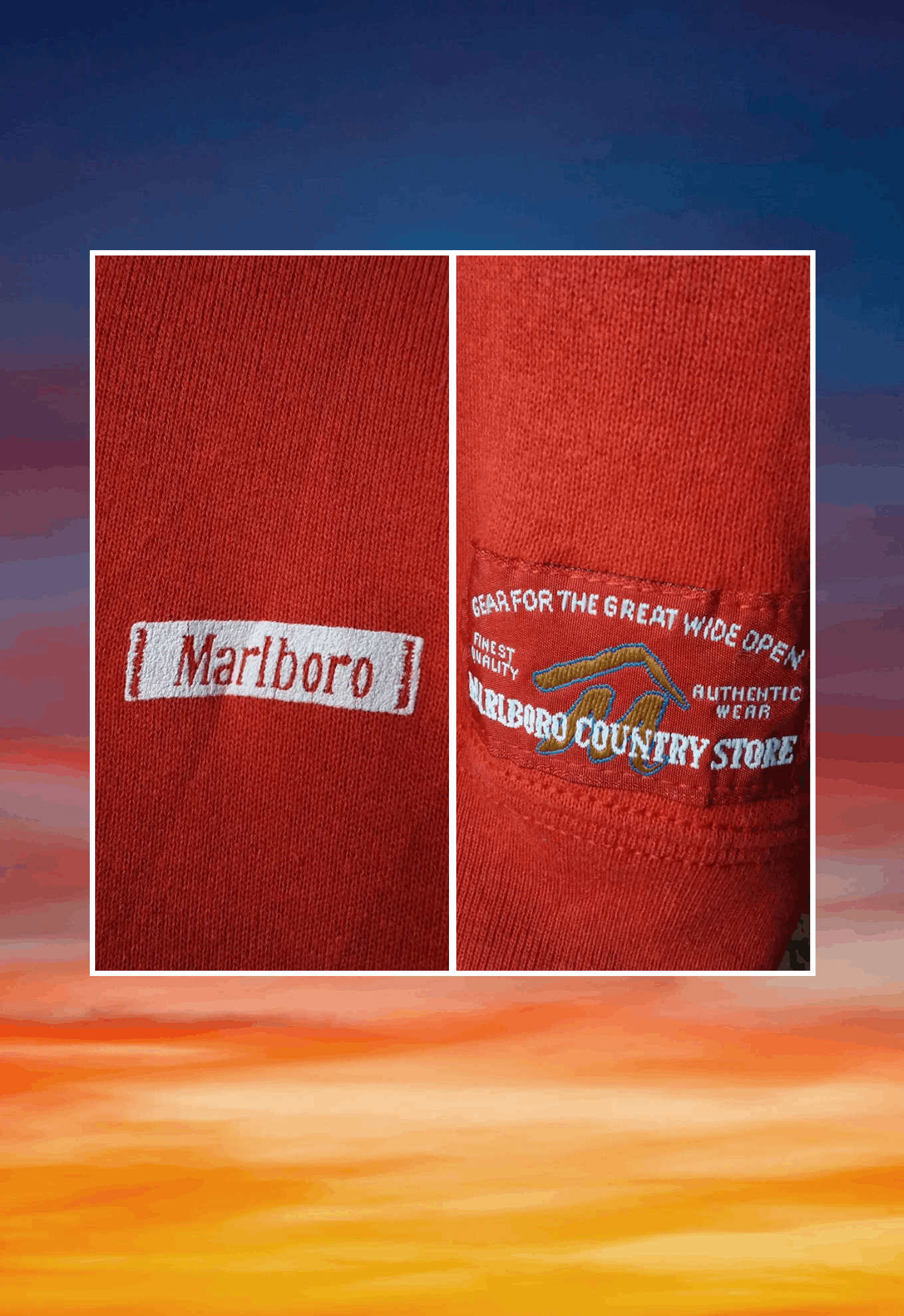 Marlboro × Marlboro Classics × Vintage Vintage 90s Marlboro country hoodie Size US XL / EU 56 / 4 - 5 Thumbnail