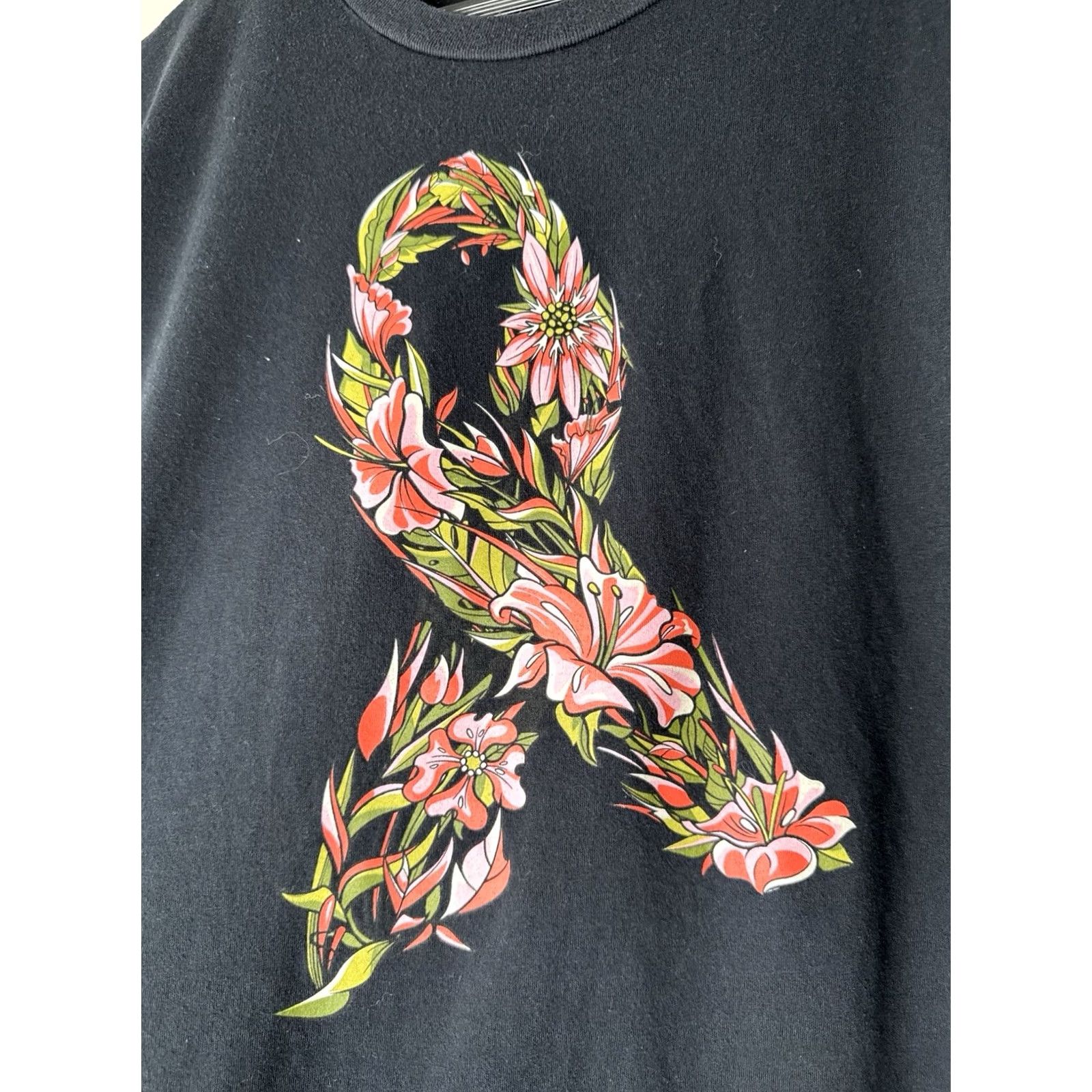 Y/Project Project X Breast Cancer Awareness Ribbon Floral Graphic T Shirt XL CrossFit Mens Size US XL / EU 56 / 4 - 2 Thumbnail