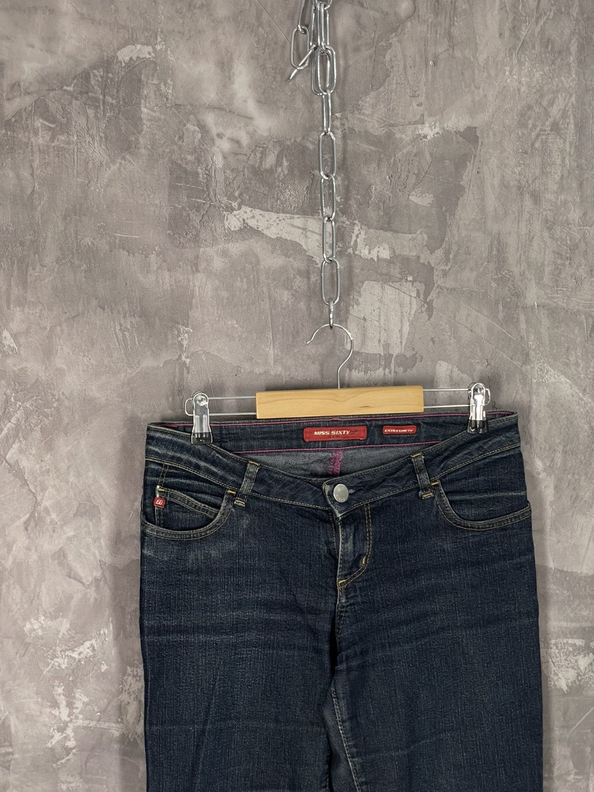 Miss Sixty × Vintage Y2K Miss Sixty Denim Flared Jeans Vintage 90s Size 29" - 6 Thumbnail