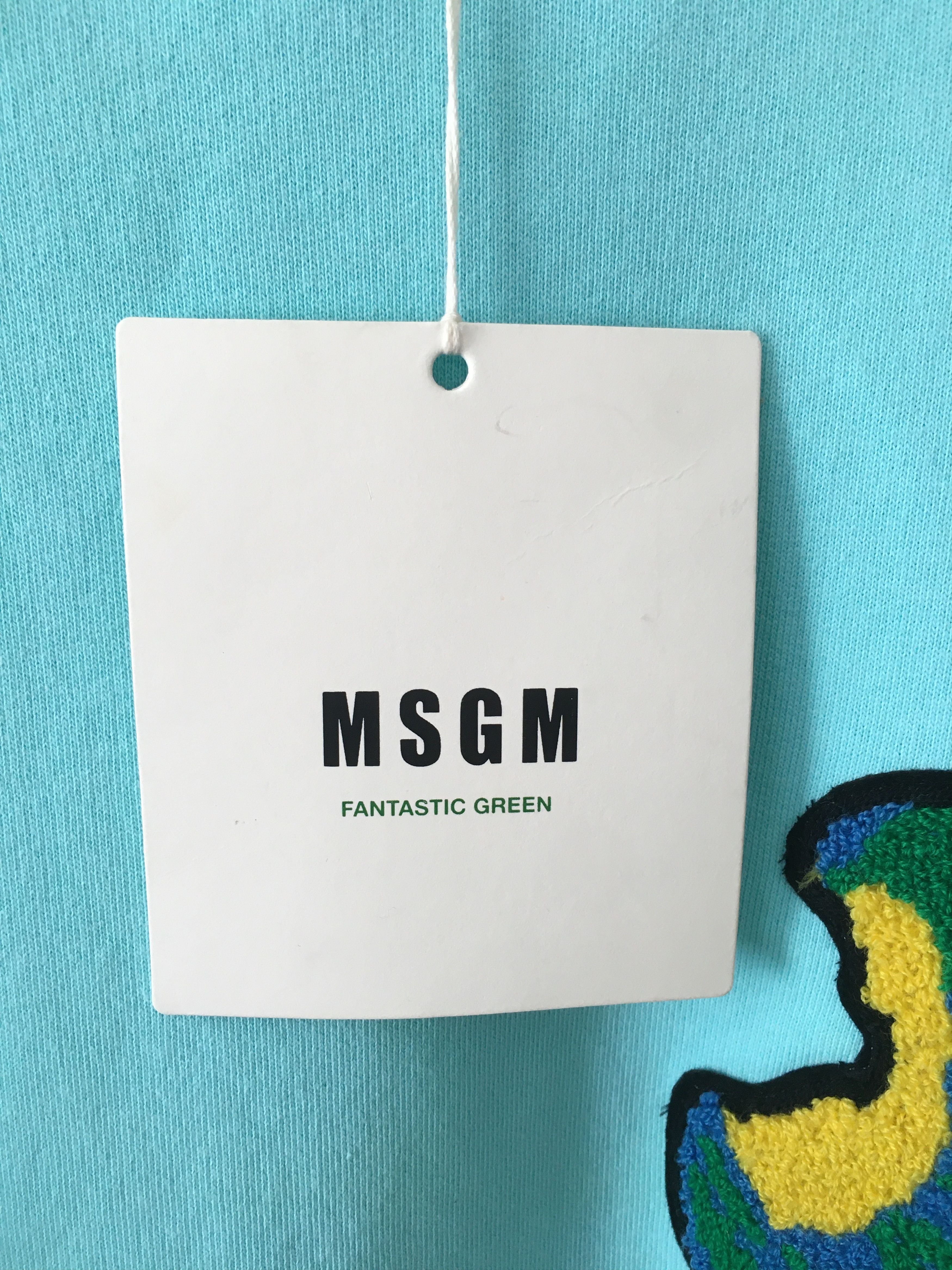 MSGM Fantastic Green Crewneck Sweatshirt Size US M / EU 48-50 / 2 - 4 Thumbnail