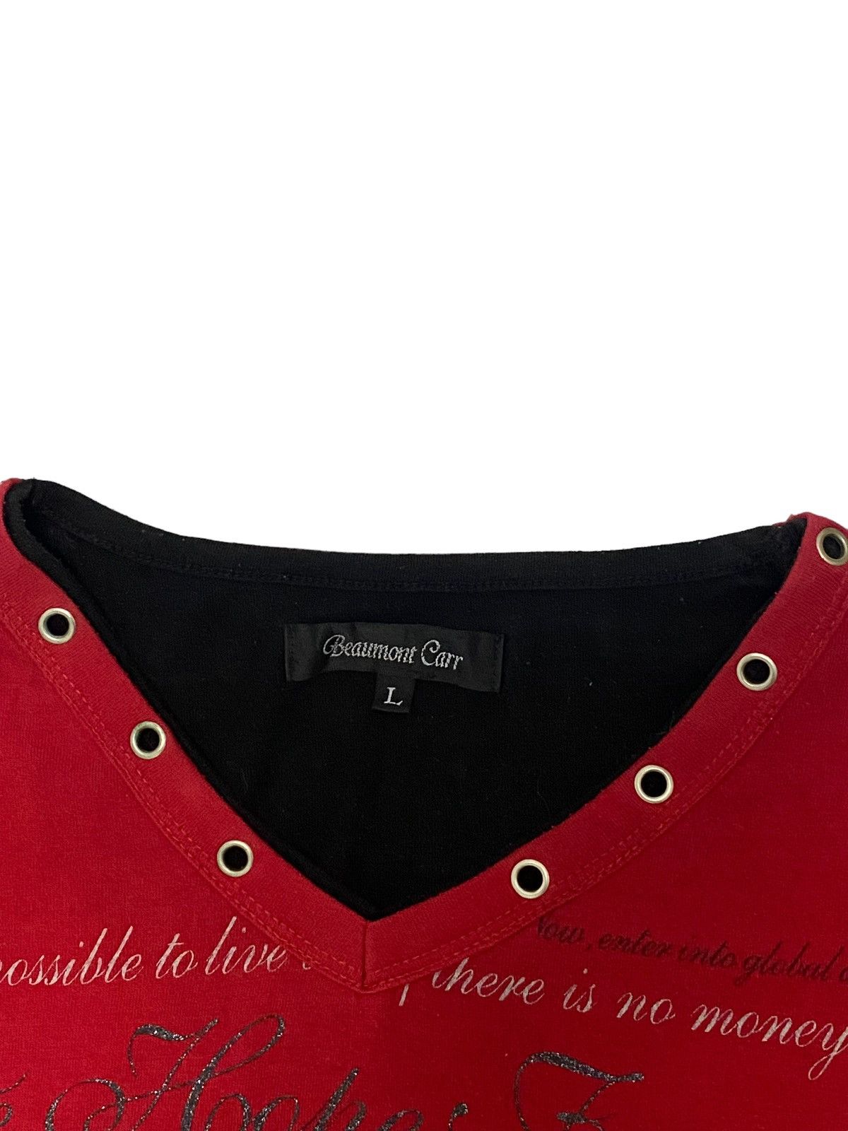 Japanese Brand Beaumont Carr Japan Wording Quotes Skull Bless Size US S / EU 44-46 / 1 - 4 Thumbnail