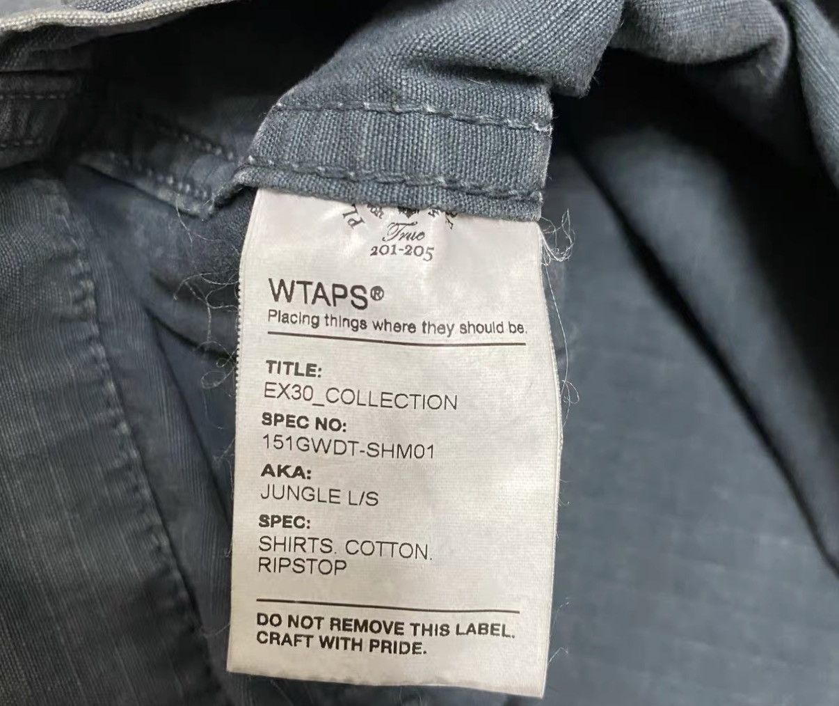 Wtaps WTAPS 15SS JUNGLE Wax Wash Four-Pocket Shirt Jacket J16 Size US M / EU 48-50 / 2 - 6 Thumbnail