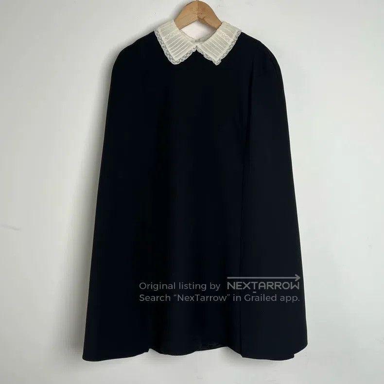 Other Valentino Mulberry silk shawl cloak dress Size L / US 10 / IT 46 - 1 Thumbnail