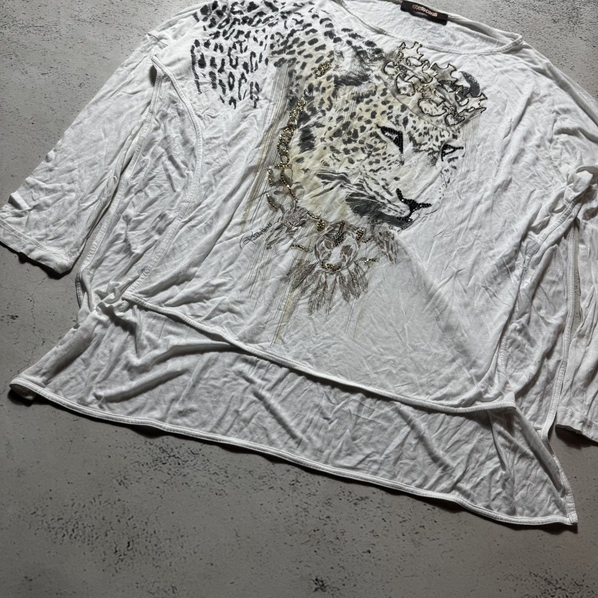 Roberto Cavalli archival glamorous roberto cavalli longsleeve with big tiger Size XS / US 0-2 / IT 36-38 - 3 Thumbnail