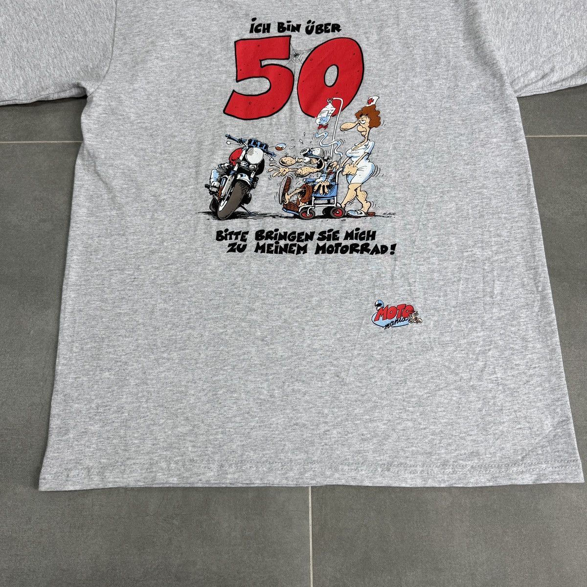 Other Vintage Moto Mania Ich Bin Uber T-Shirt Size L Size US L / EU 52-54 / 3 - 4 Thumbnail