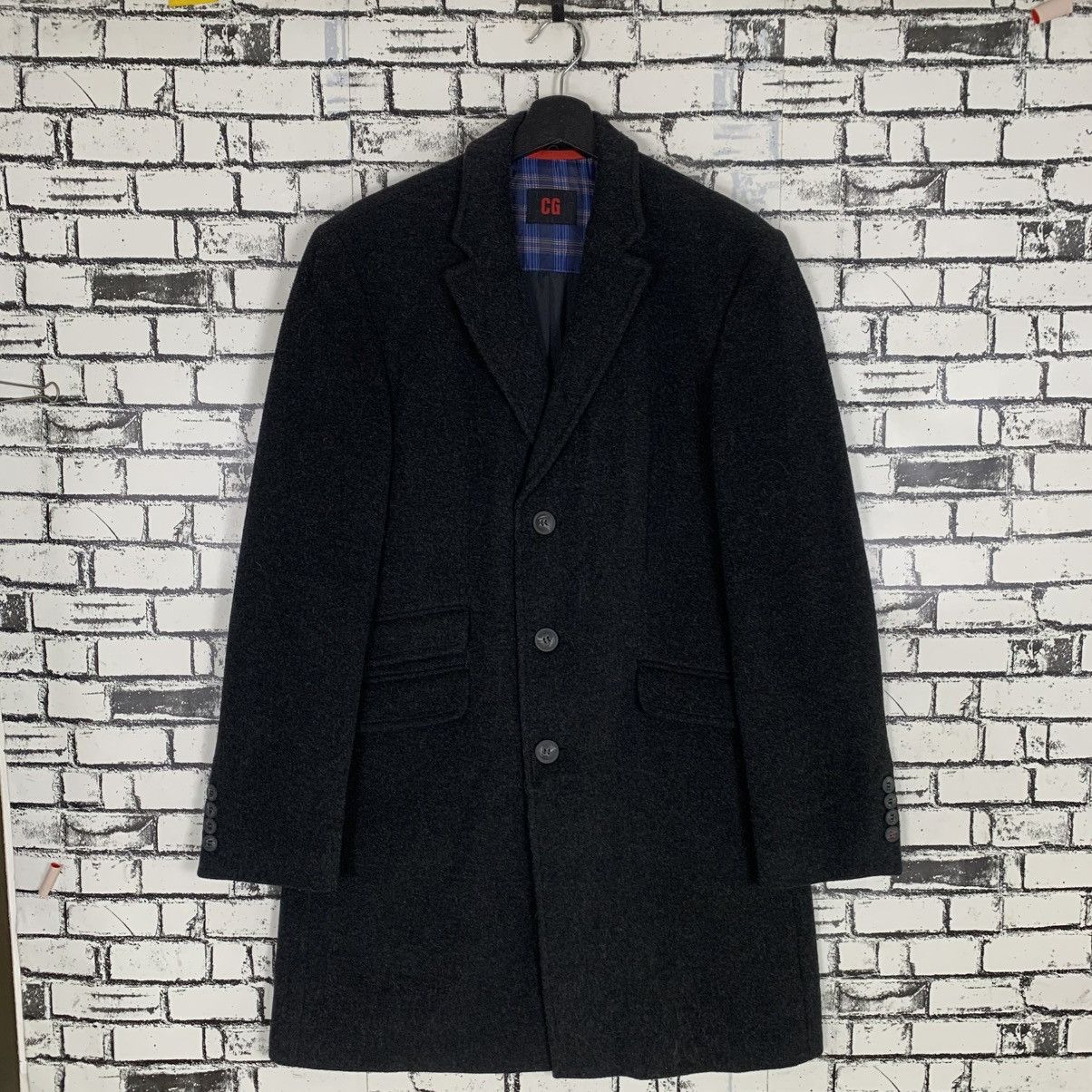 Designer × Vintage Vintage CG Club Of Gents Cashwool Coat Size 38R - 1 Thumbnail