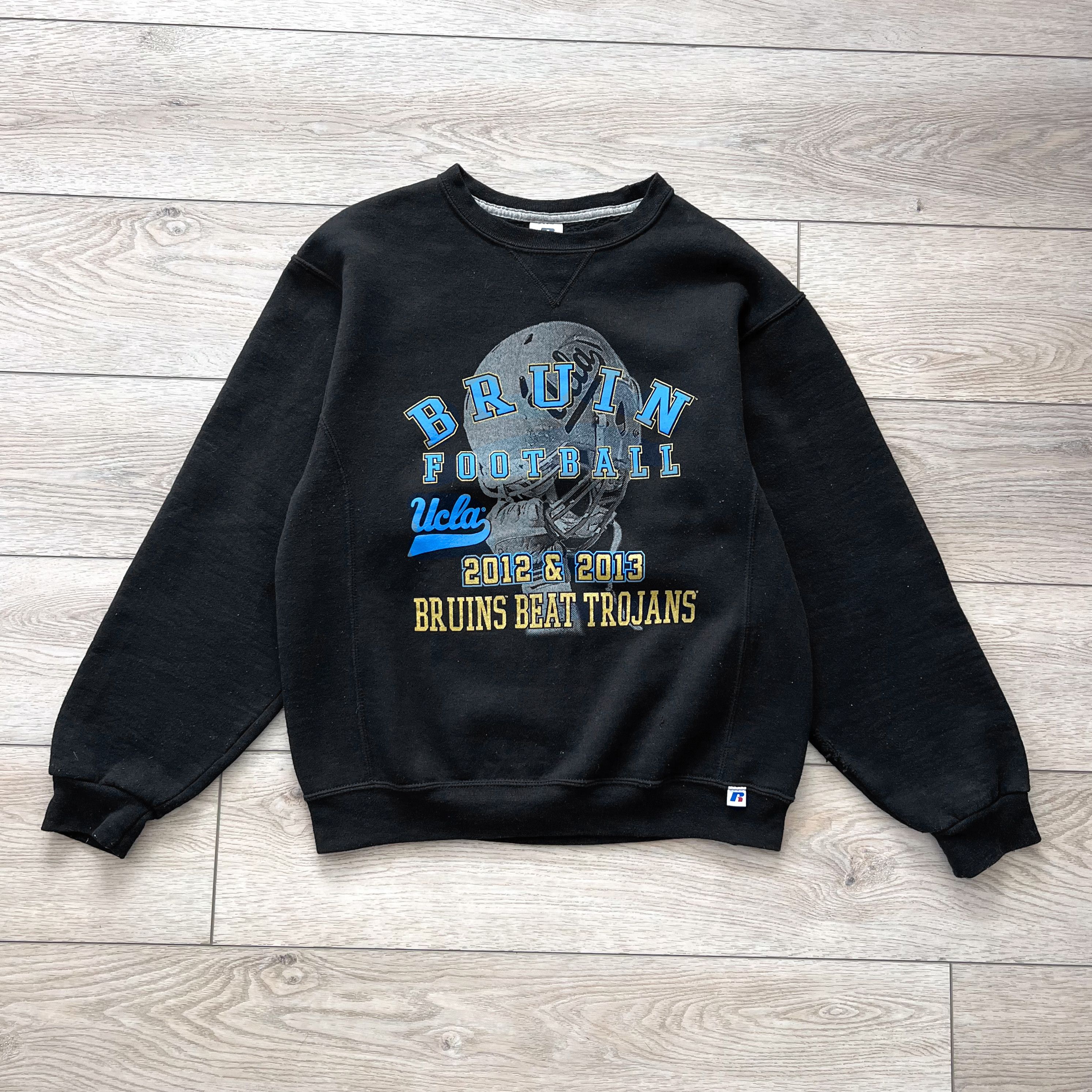 Vintage VTG UCLA Bruins Beat USC Trojans 2012 Football Sweatshirt Size US M / EU 48-50 / 2 - 2 Thumbnail