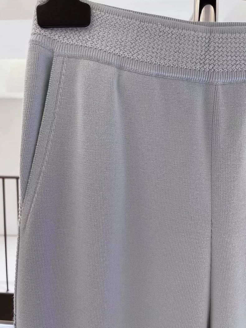 Loro Piana LORO PIANA Silk knit wide leg pants Size 25" / US 0 / IT 36 - 3 Thumbnail